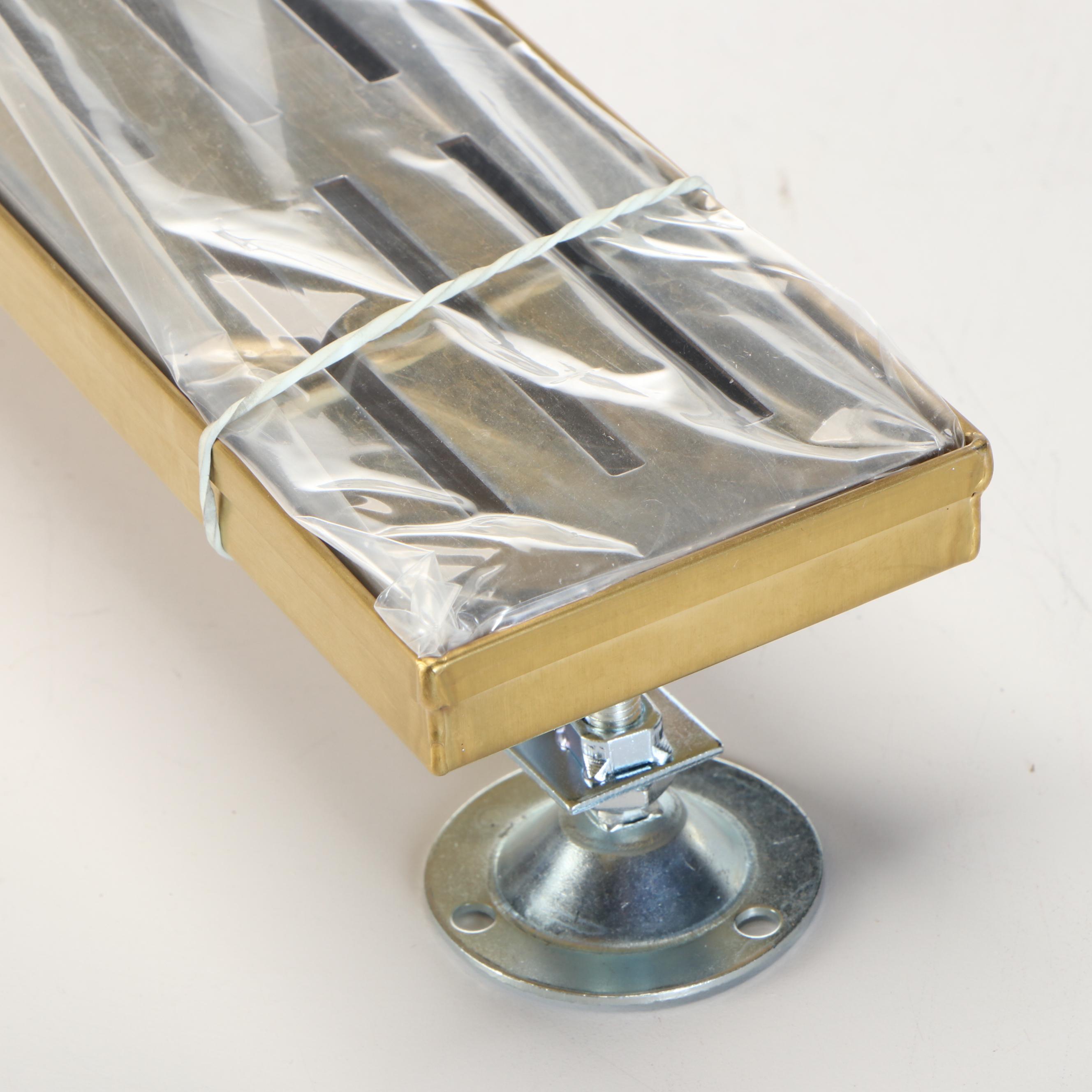 Pair of 36" Stainless Linear Shower Drains