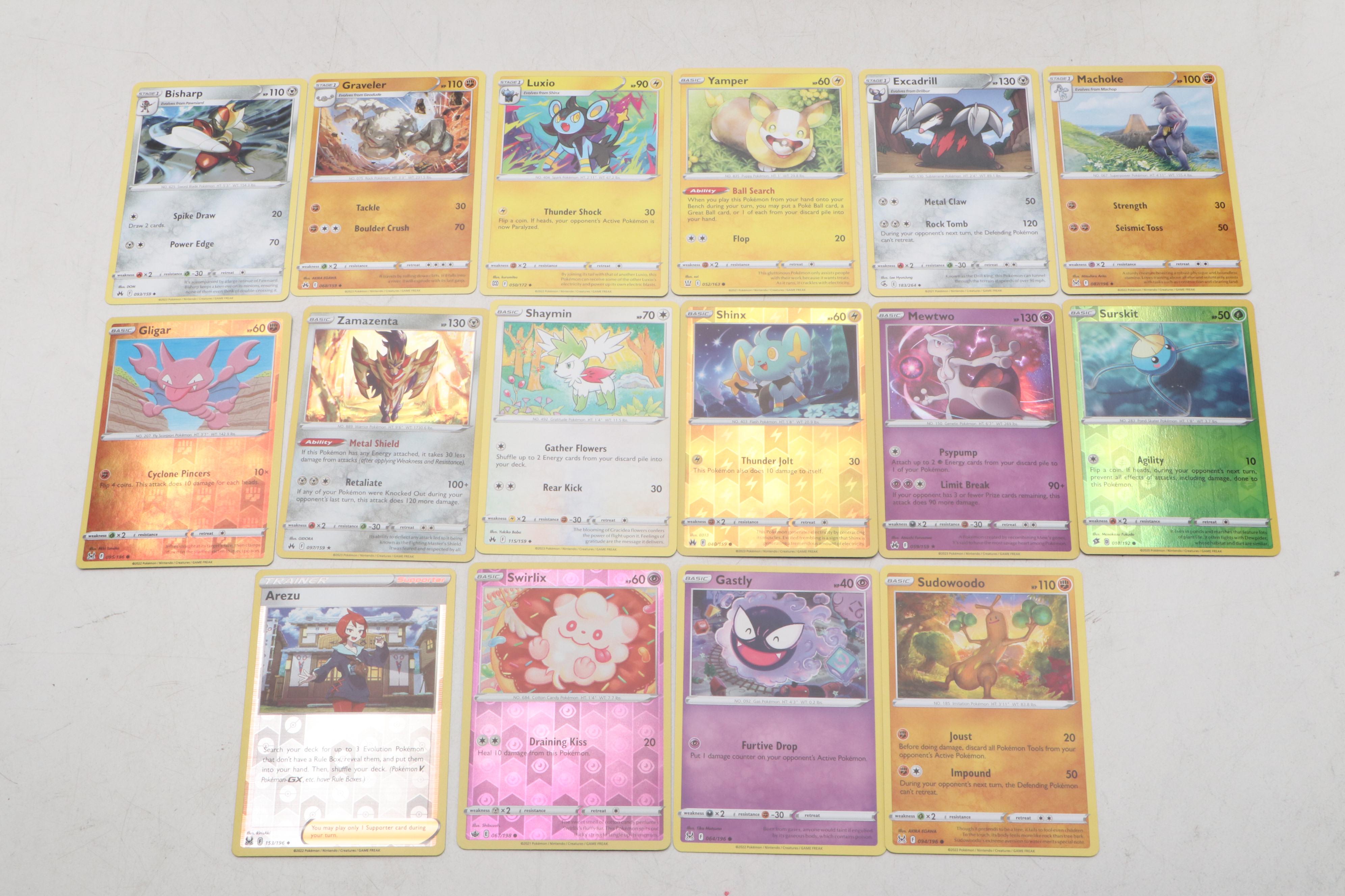 Pokémon Card Collection Featuring Holo Mewtwo and More, 2020s