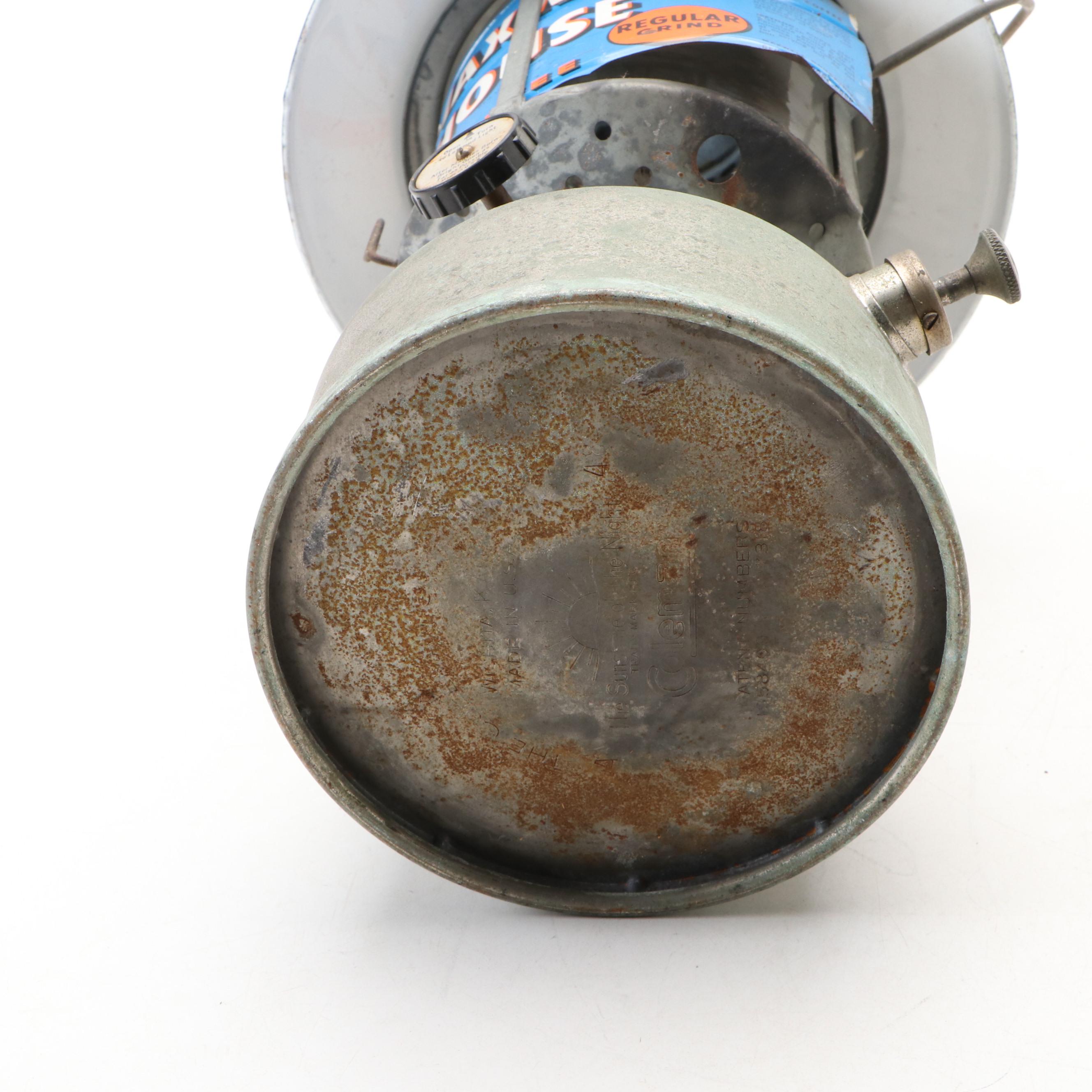 Coleman Lantern with Clayton & Lambert Brass Blow Torch