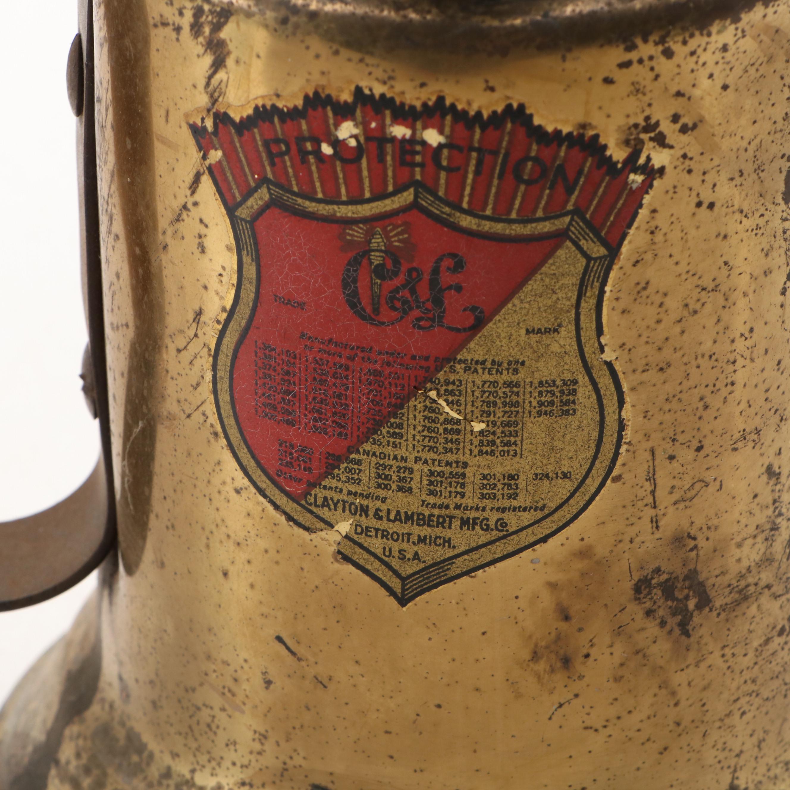 Coleman Lantern with Clayton & Lambert Brass Blow Torch