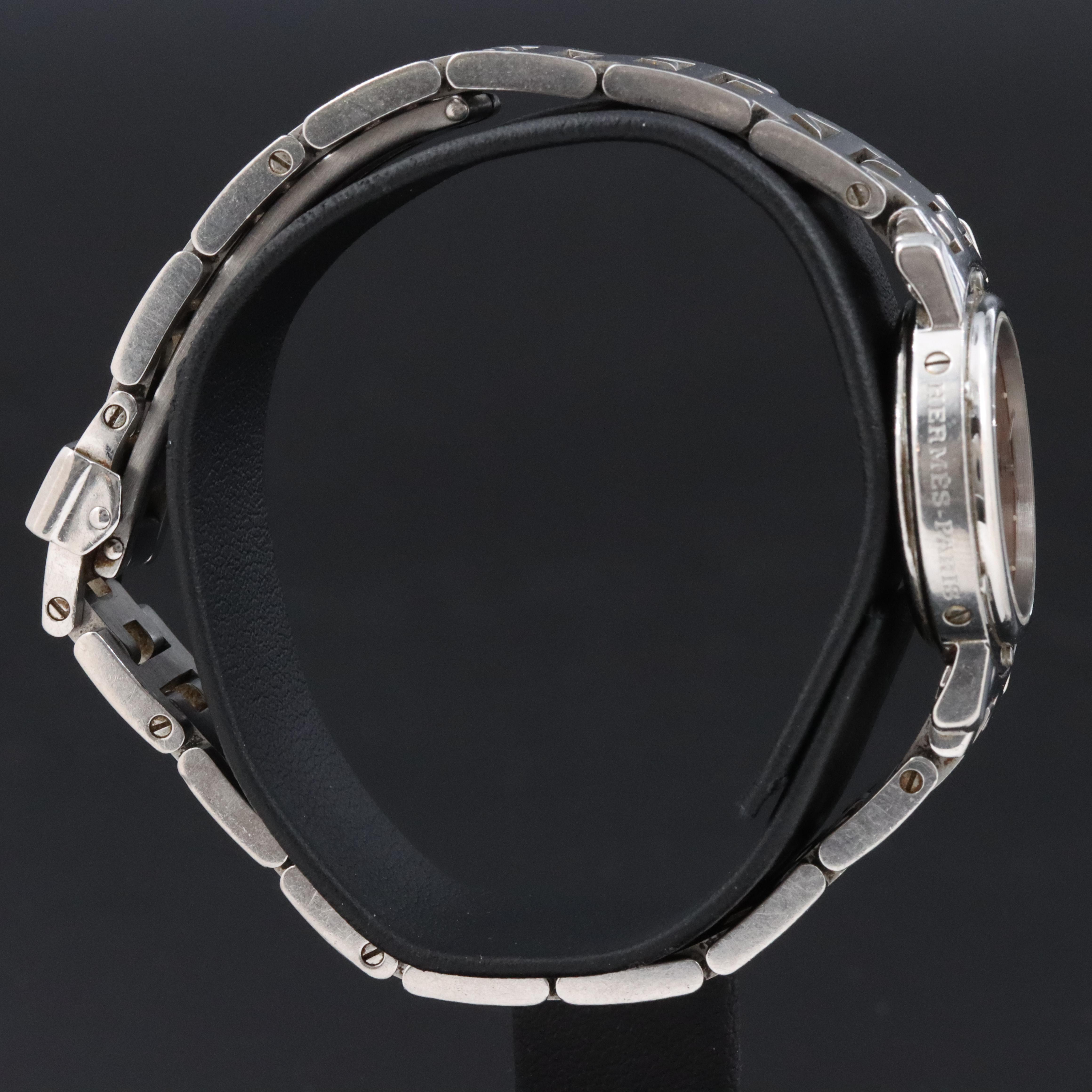 Hermès Clipper CL4.210 Copper Dial 24mm Steel Quartz Watch