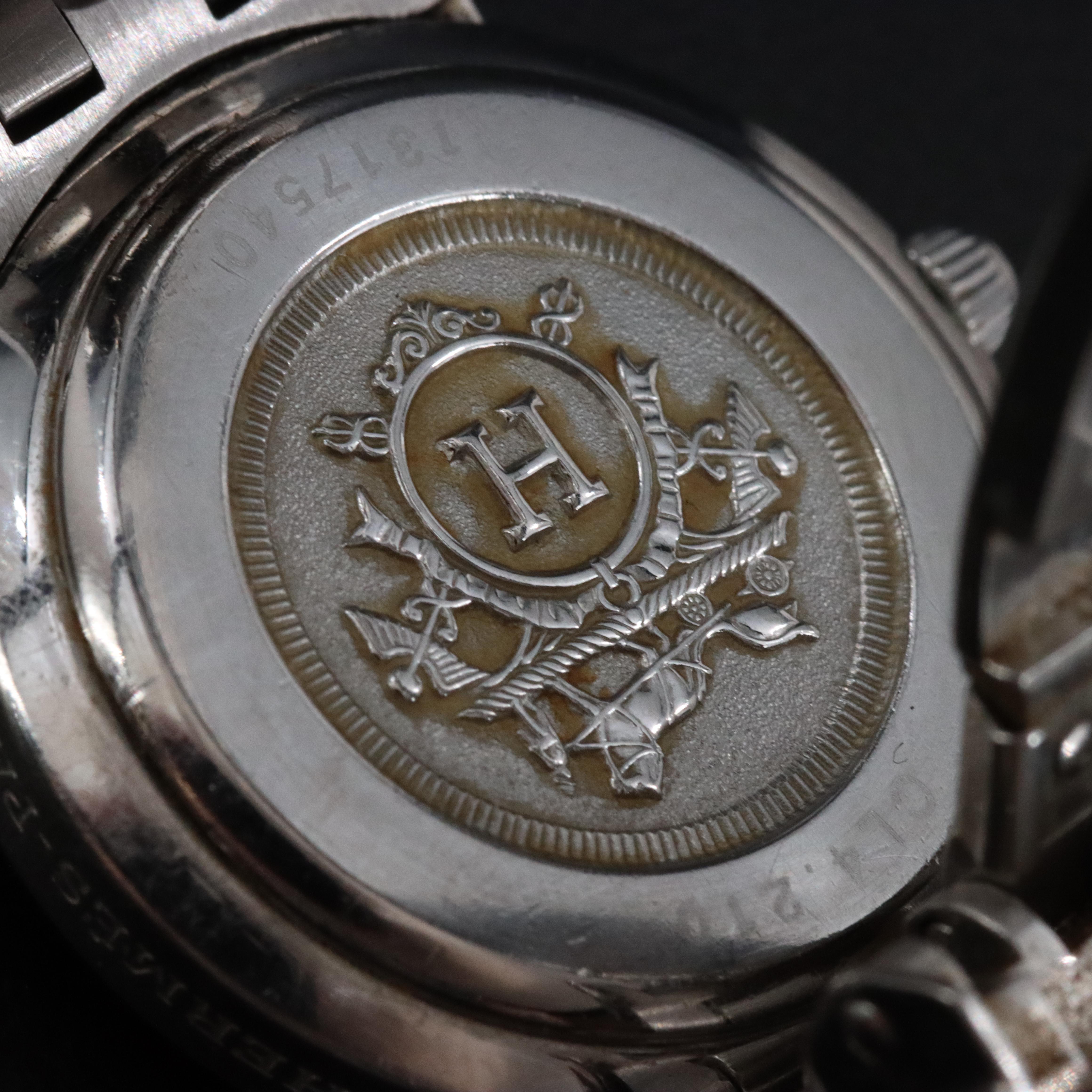 Hermès Clipper CL4.210 Copper Dial 24mm Steel Quartz Watch