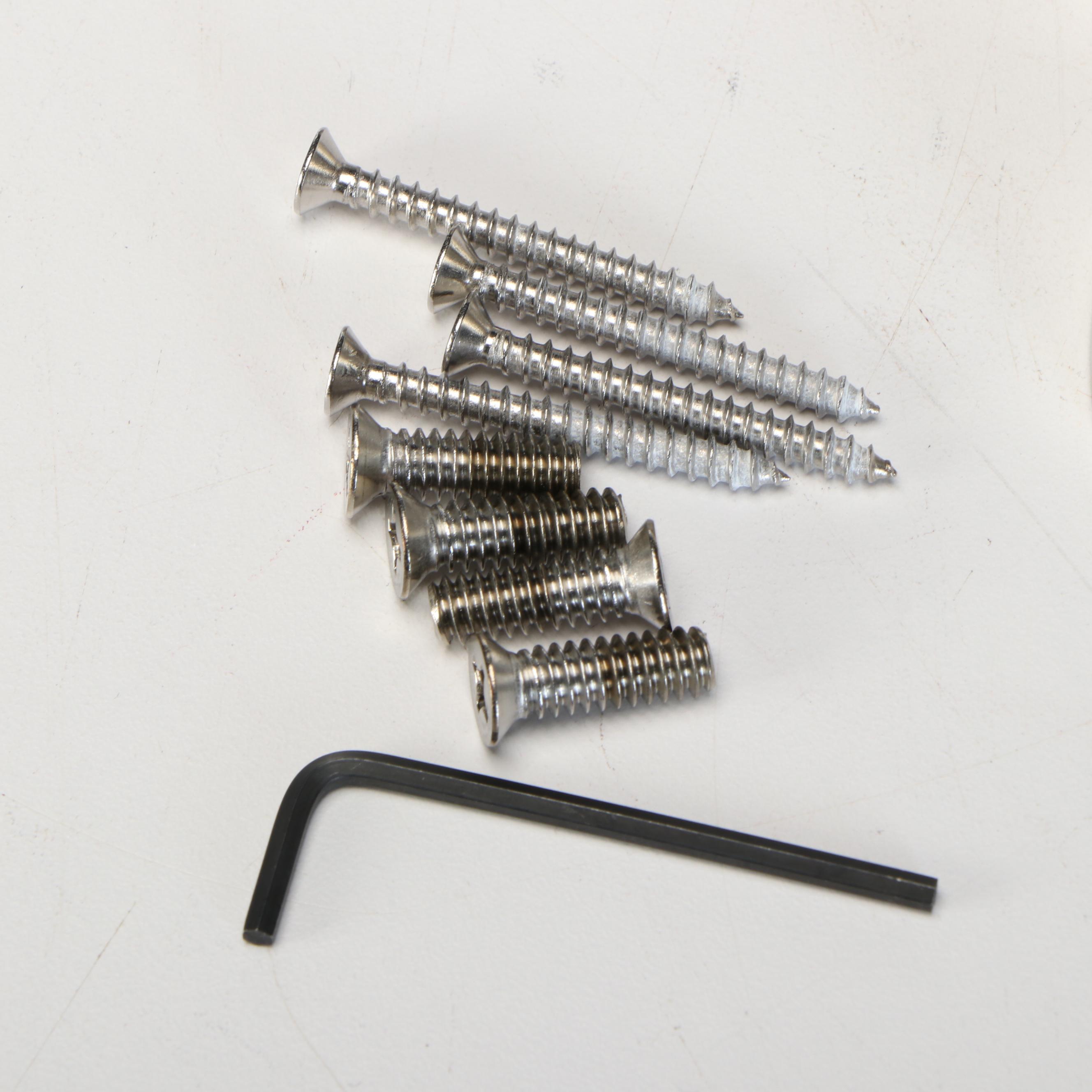 Pair of Brushed Nickel Curved Shower Rods with Wall Mount Hardware