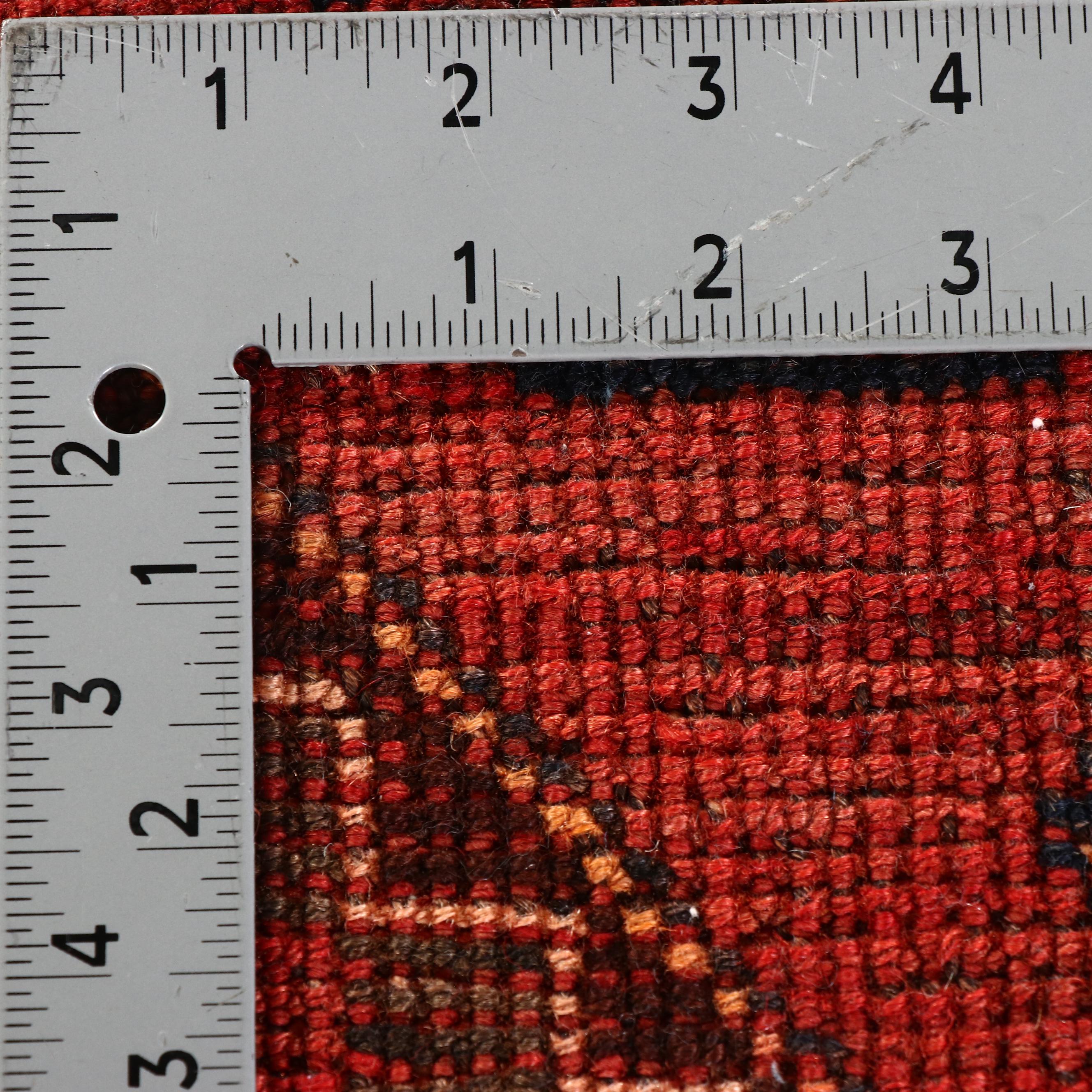 1'9 x 1'9 Hand-Knotted Northwest Persian Remnant Floor Mat