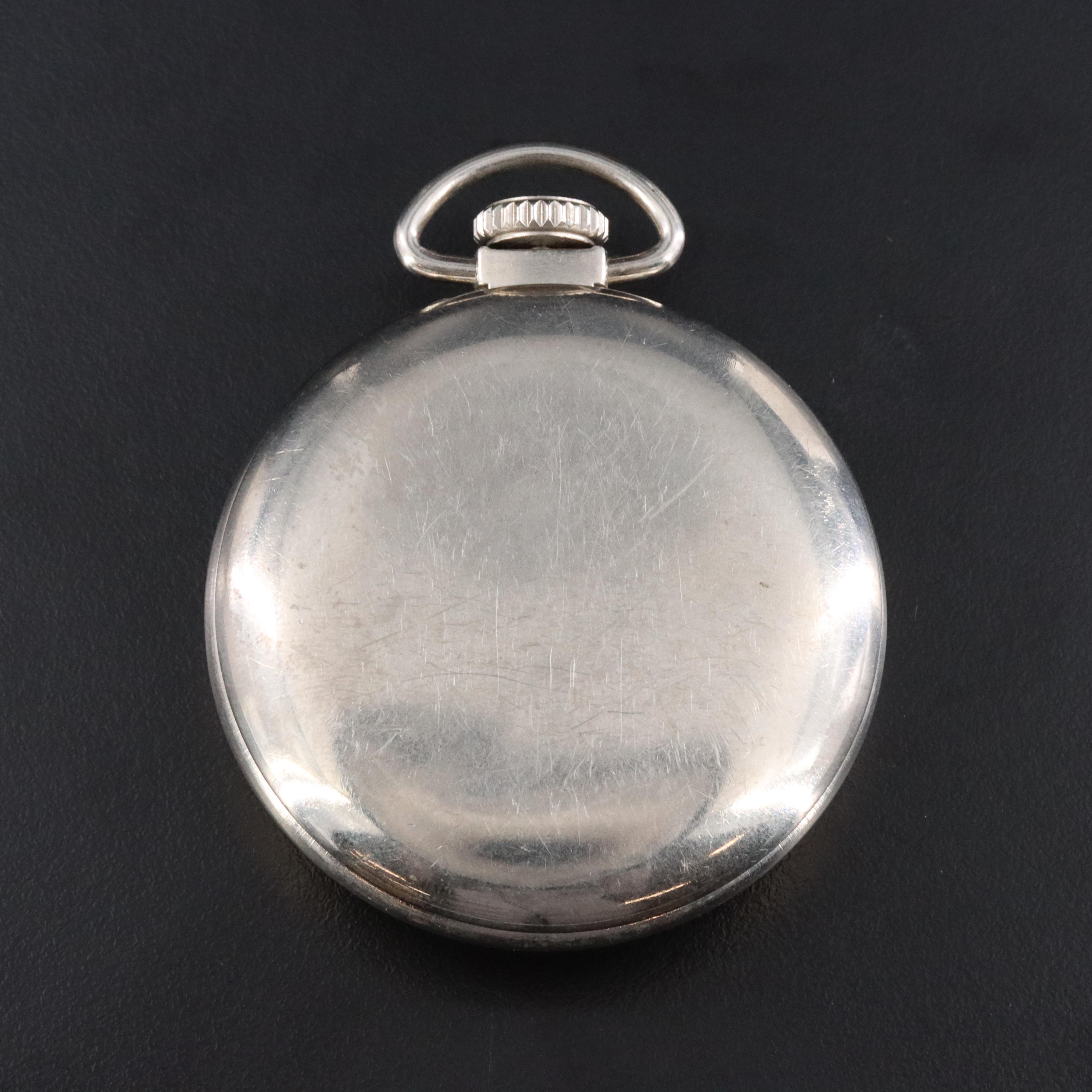 Westclox Scotty Black Dial Pocket Watch