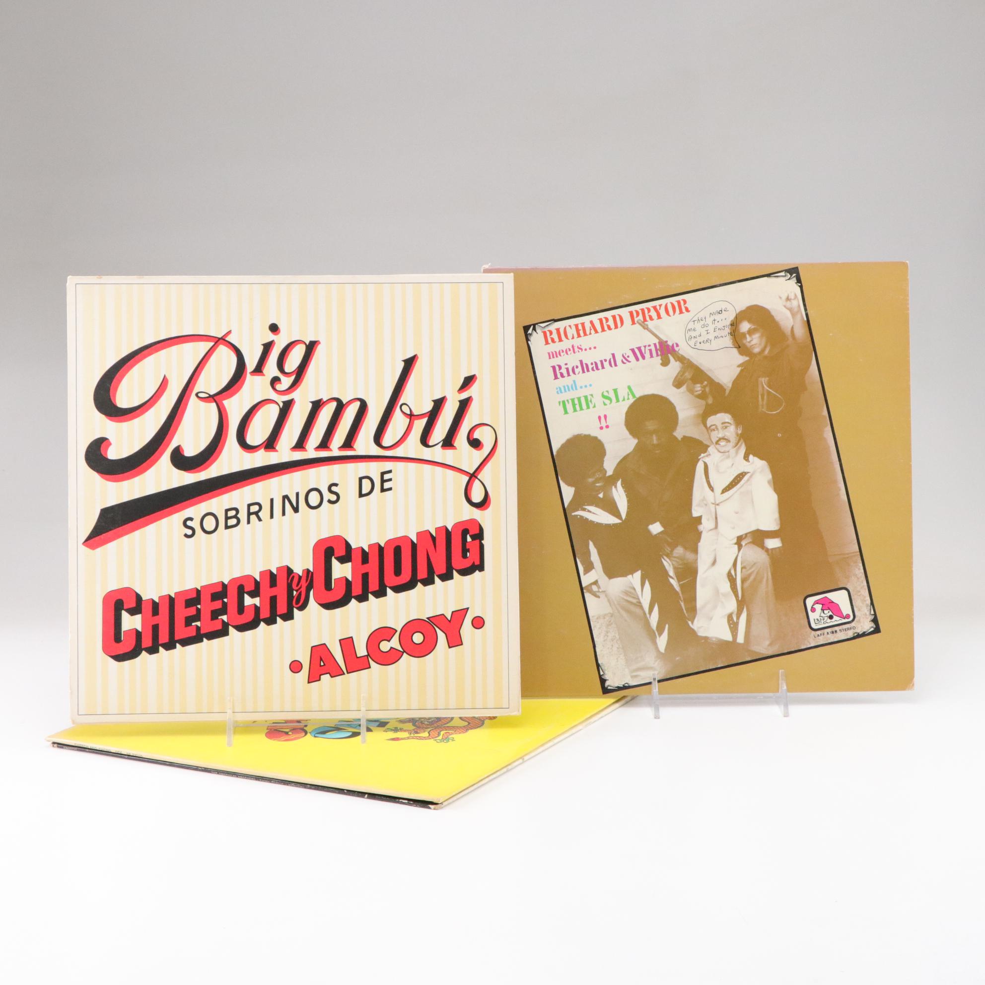 "Big Bambú" by Cheech & Chong with More Comedy Vinyl Record Albums