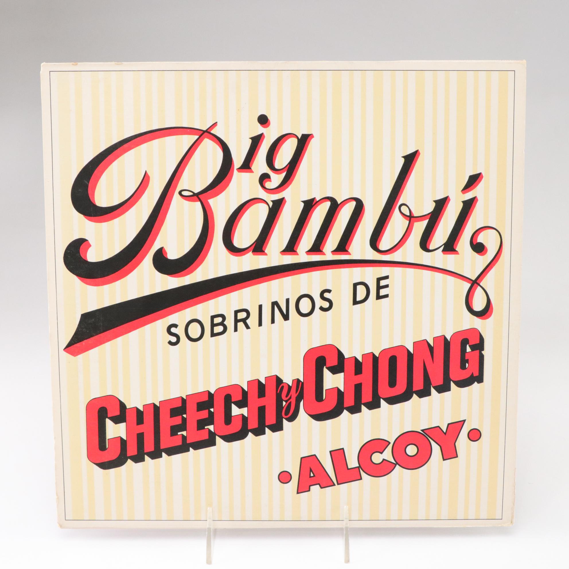 "Big Bambú" by Cheech & Chong with More Comedy Vinyl Record Albums