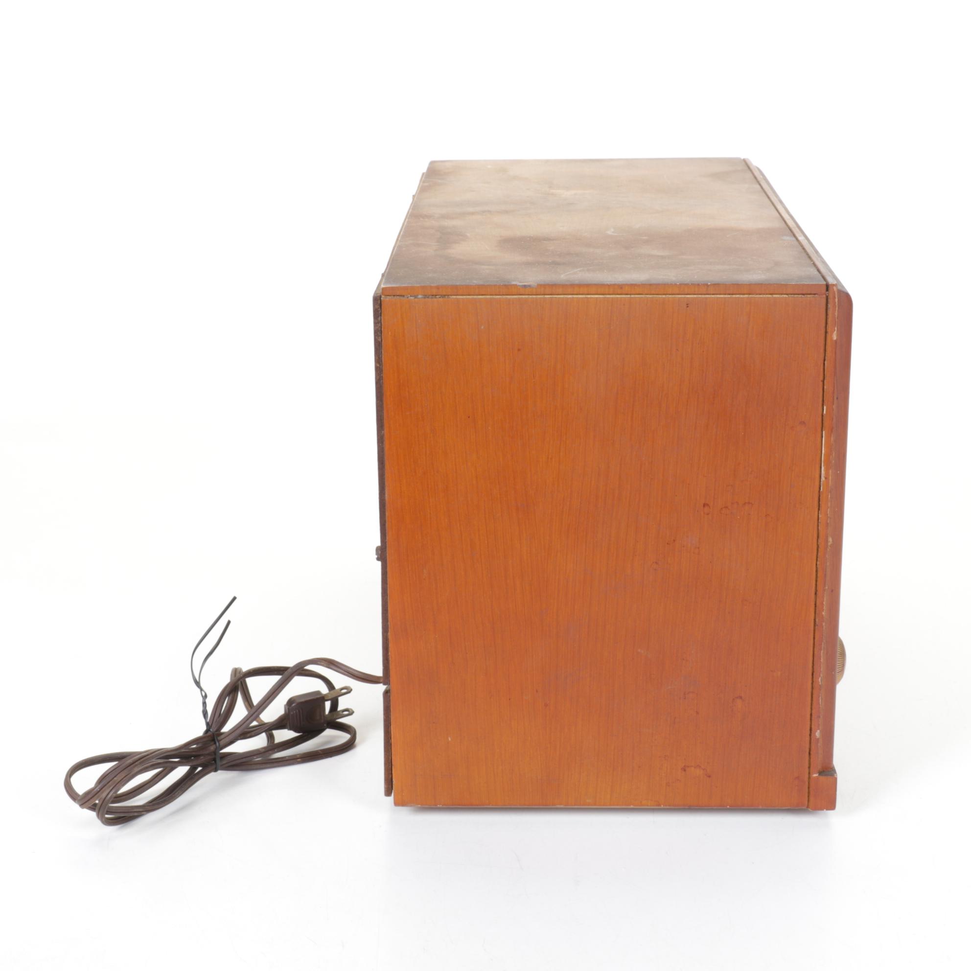 1950s Zenith High Fidelity Wood Tube Radio, Model B835E