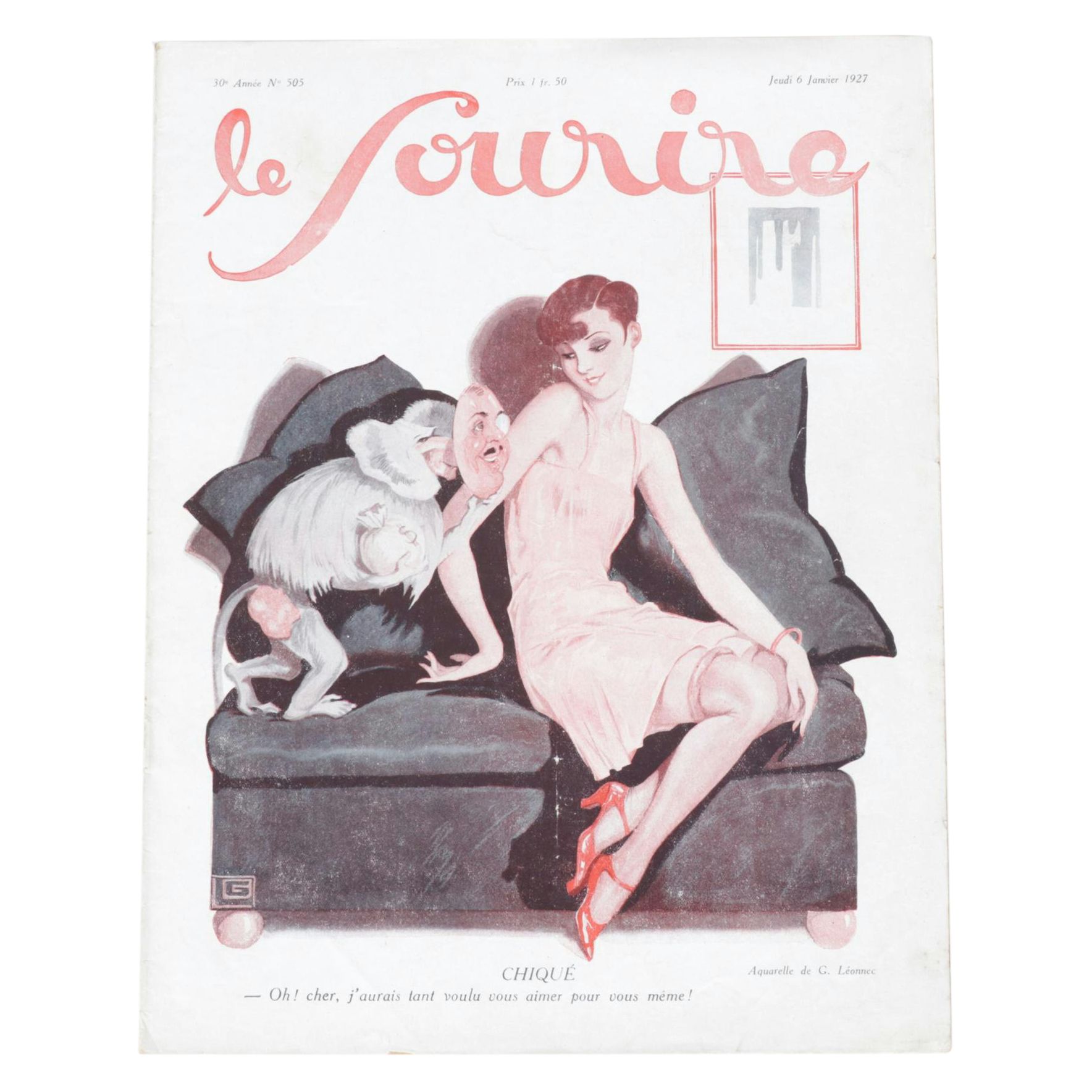 "Le Sourire" 1927 Erotic French Magazine