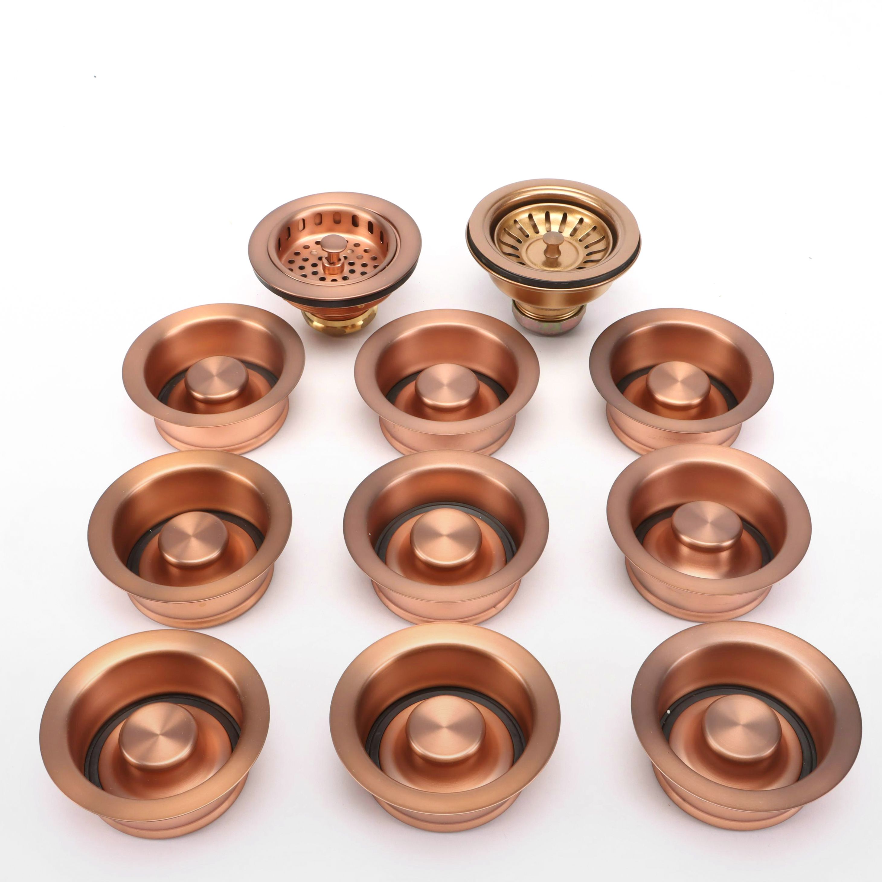 Copper Finish Metal Garbage Disposal Flanges and Sink Drains