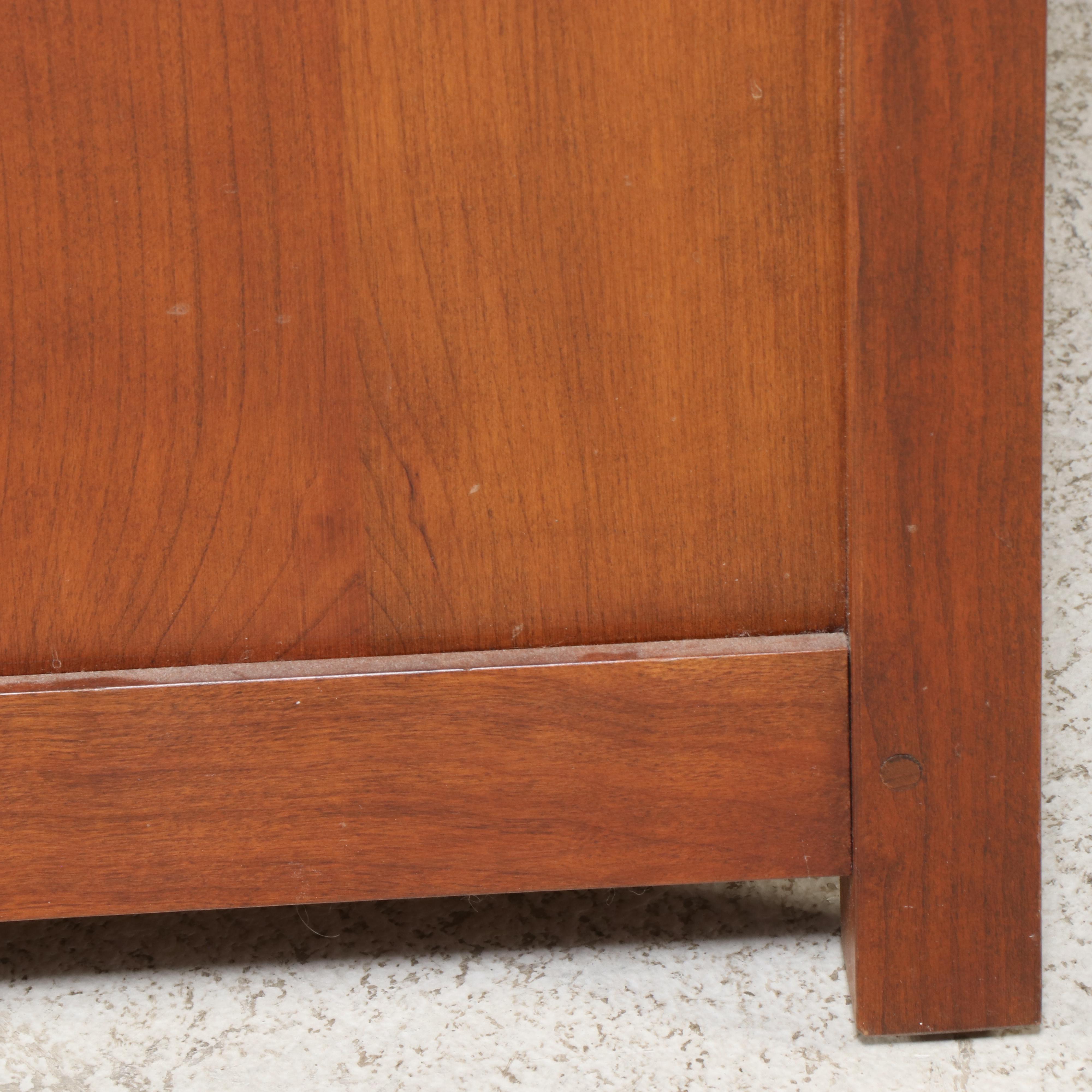 Stickley Arts & Crafts Style Cherrywood, Marquetry, and Cedar Blanket Chest