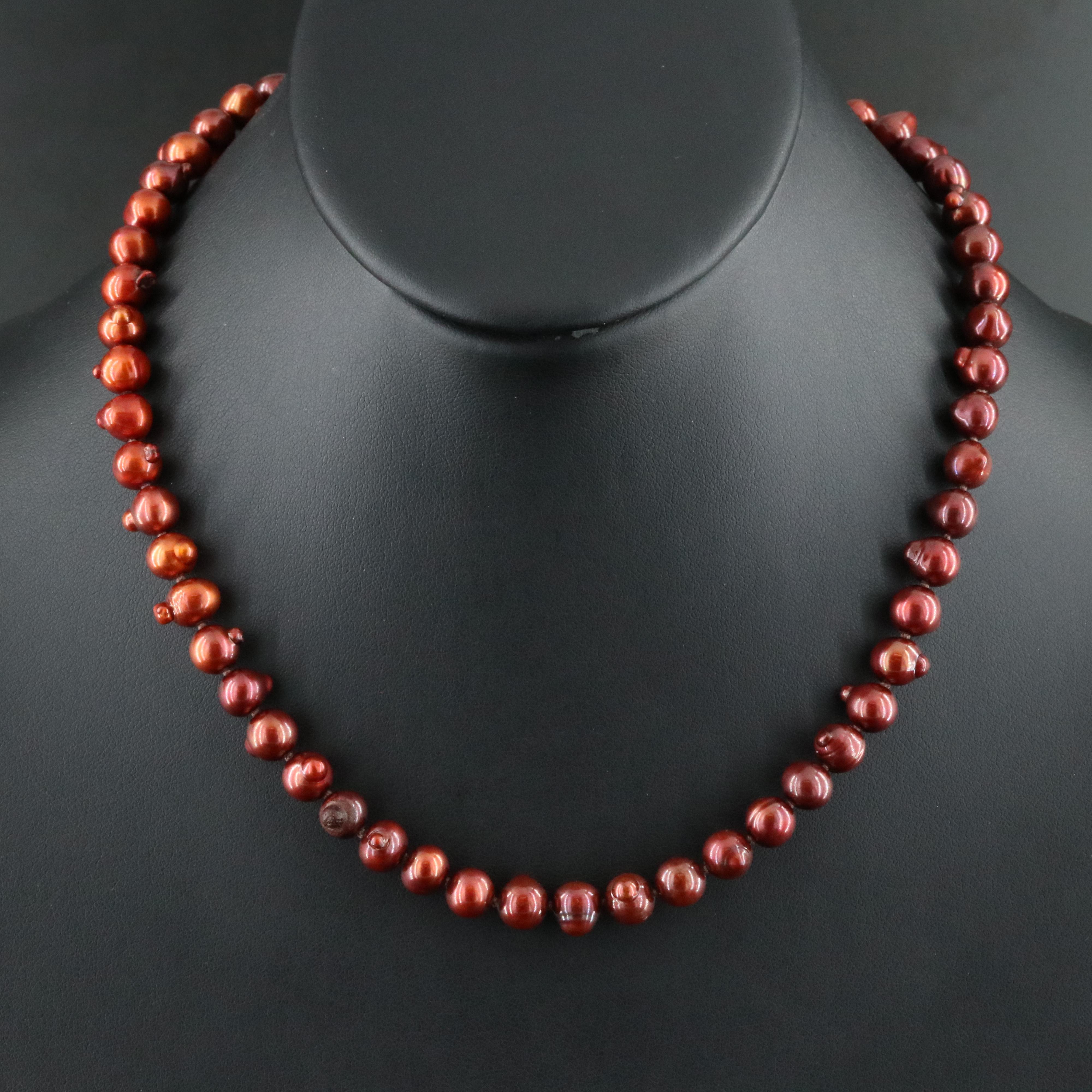 Pearl Necklace with 14K Clasp