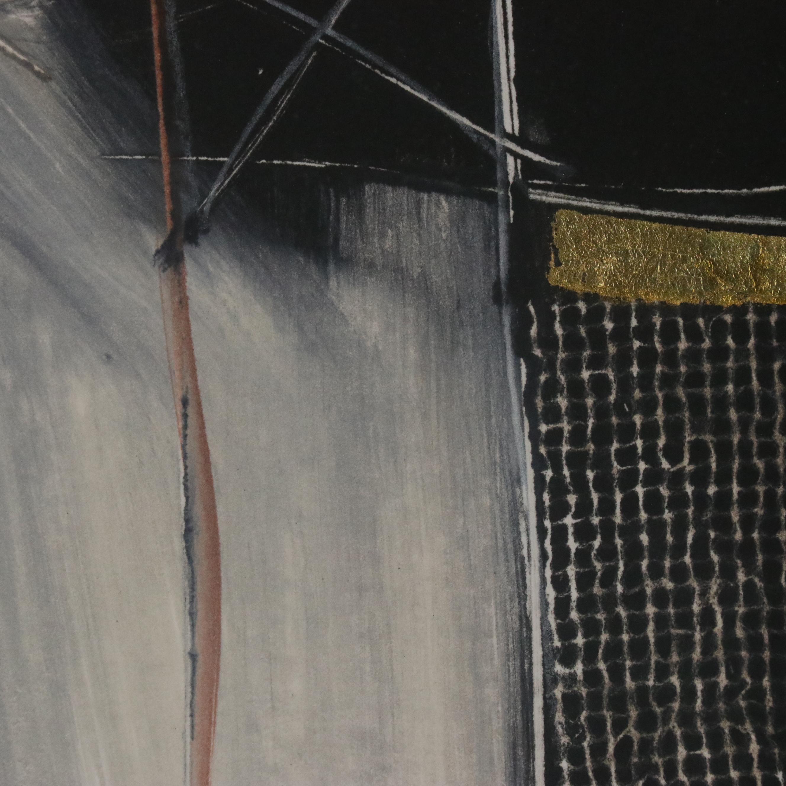 Ann DerGara Abstract Expressionist Style Monotypes, 1991 and 1997