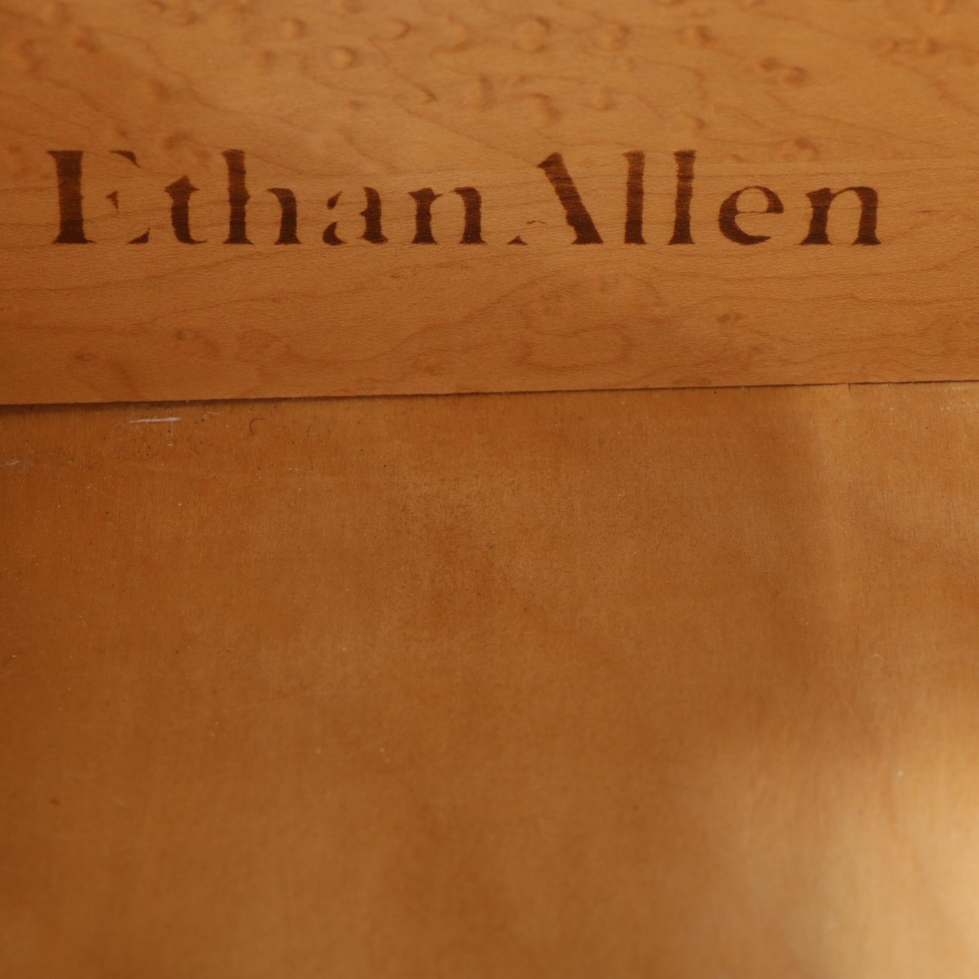 Ethan Allen Federal Style Maple Secretary Desk