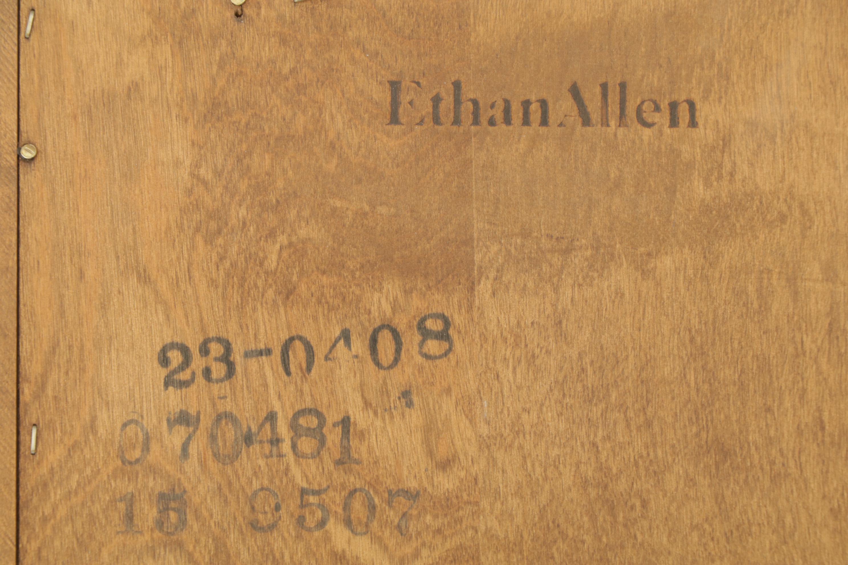 Ethan Allen Federal Style Maple Secretary Desk