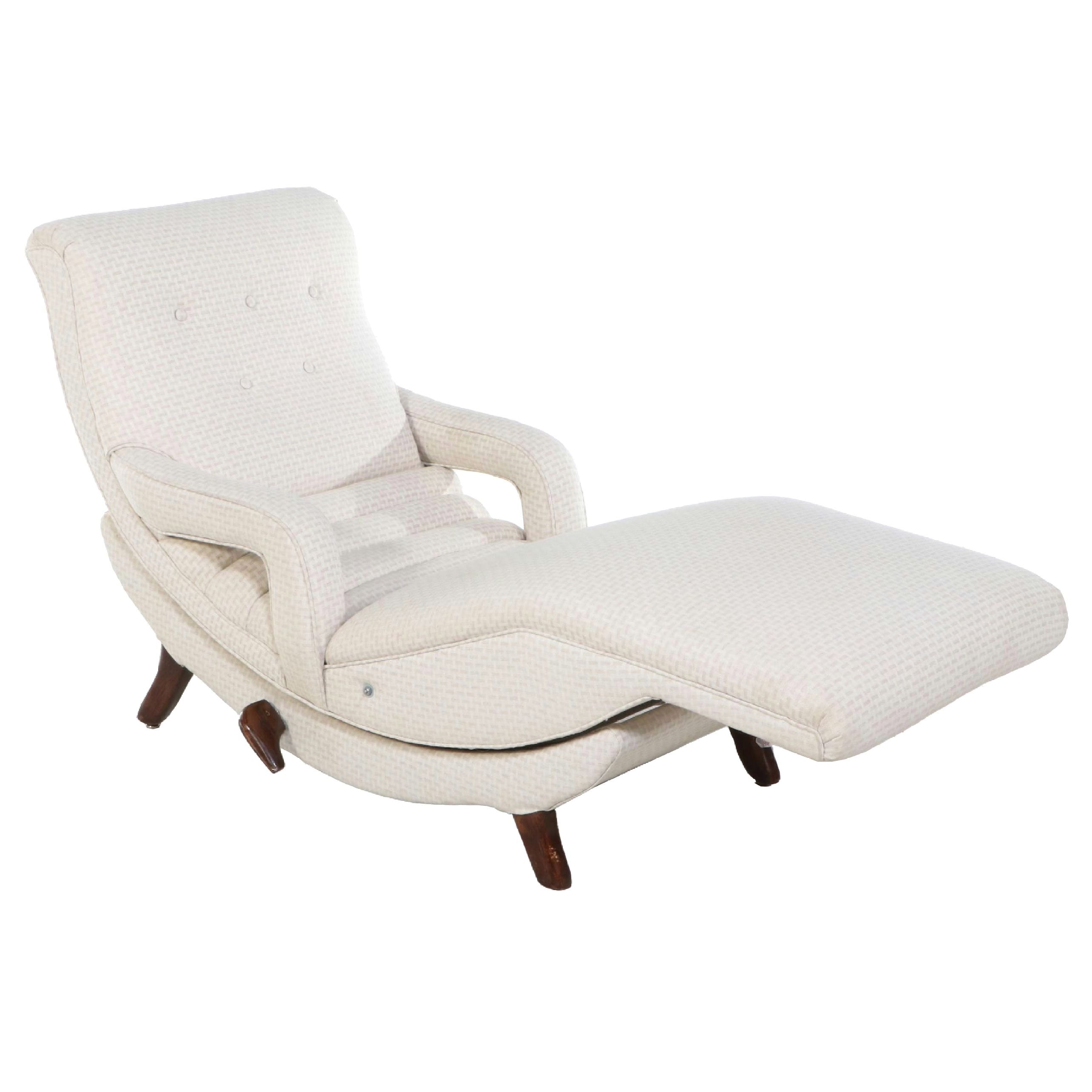 BarcaLounger "Contour" Mid Century Modern Style Reclining Chaise