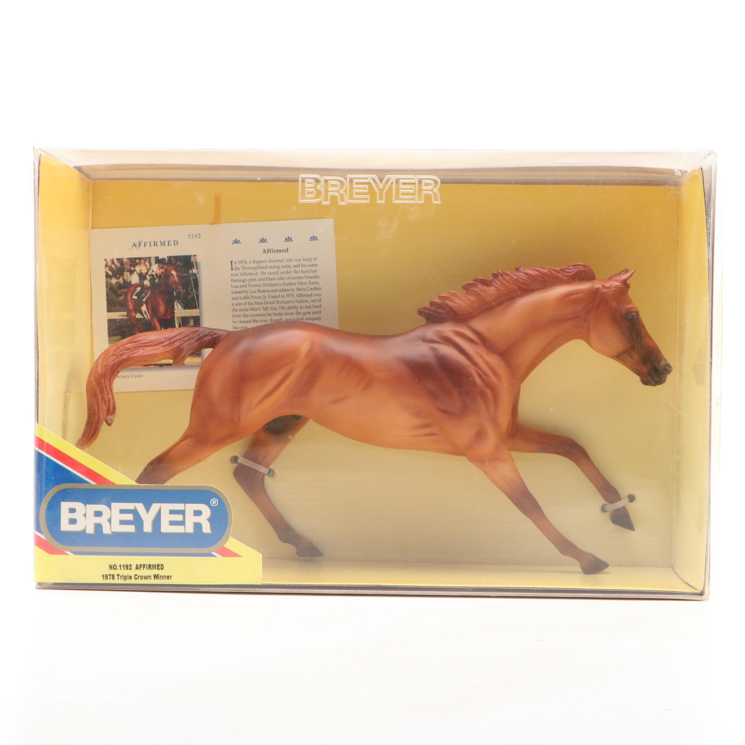 Breyer "Affirmed" Plastic Collectible Figurine, 2002
