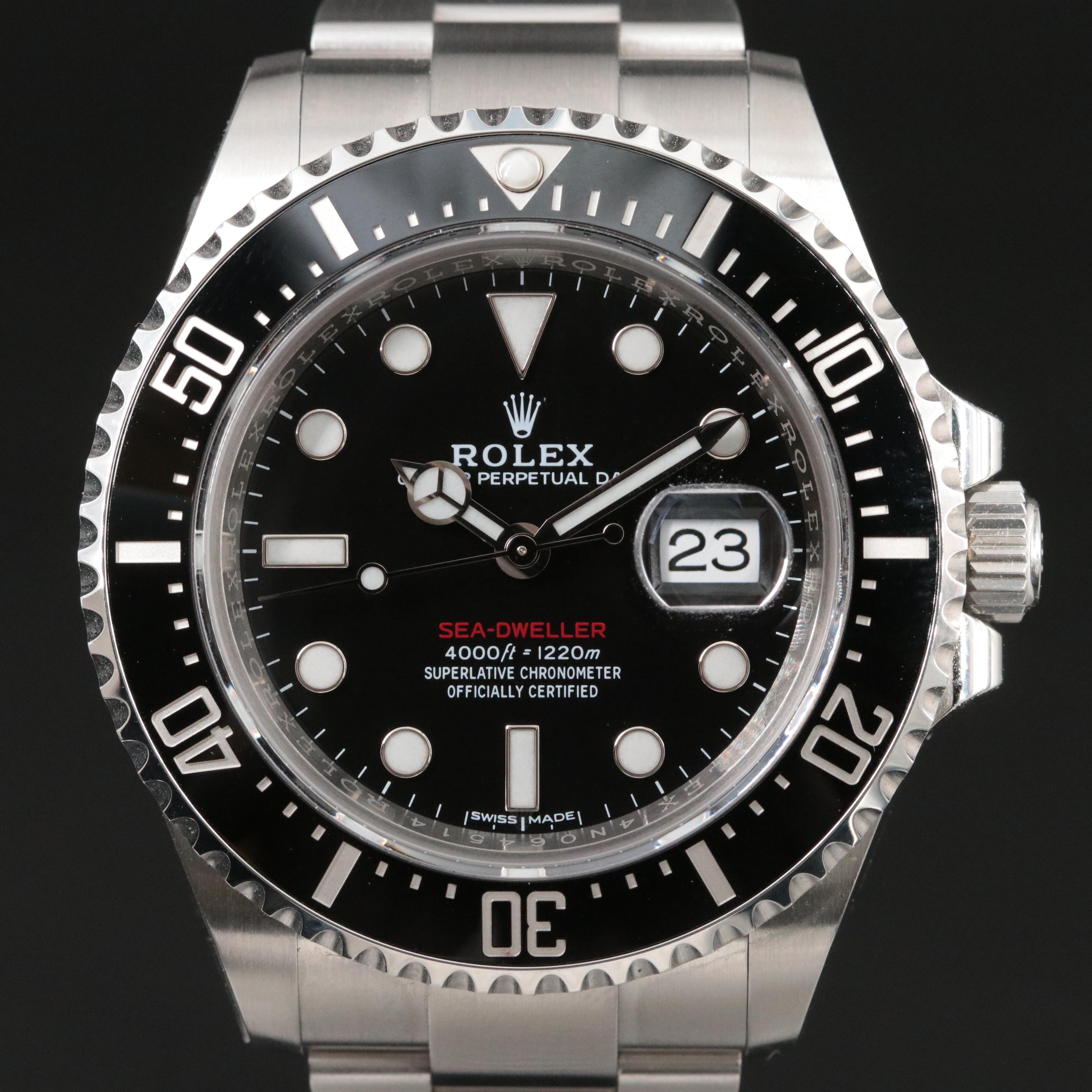 Rolex Sea-Dweller 126600 Black 43mm Steel Automatic Watch