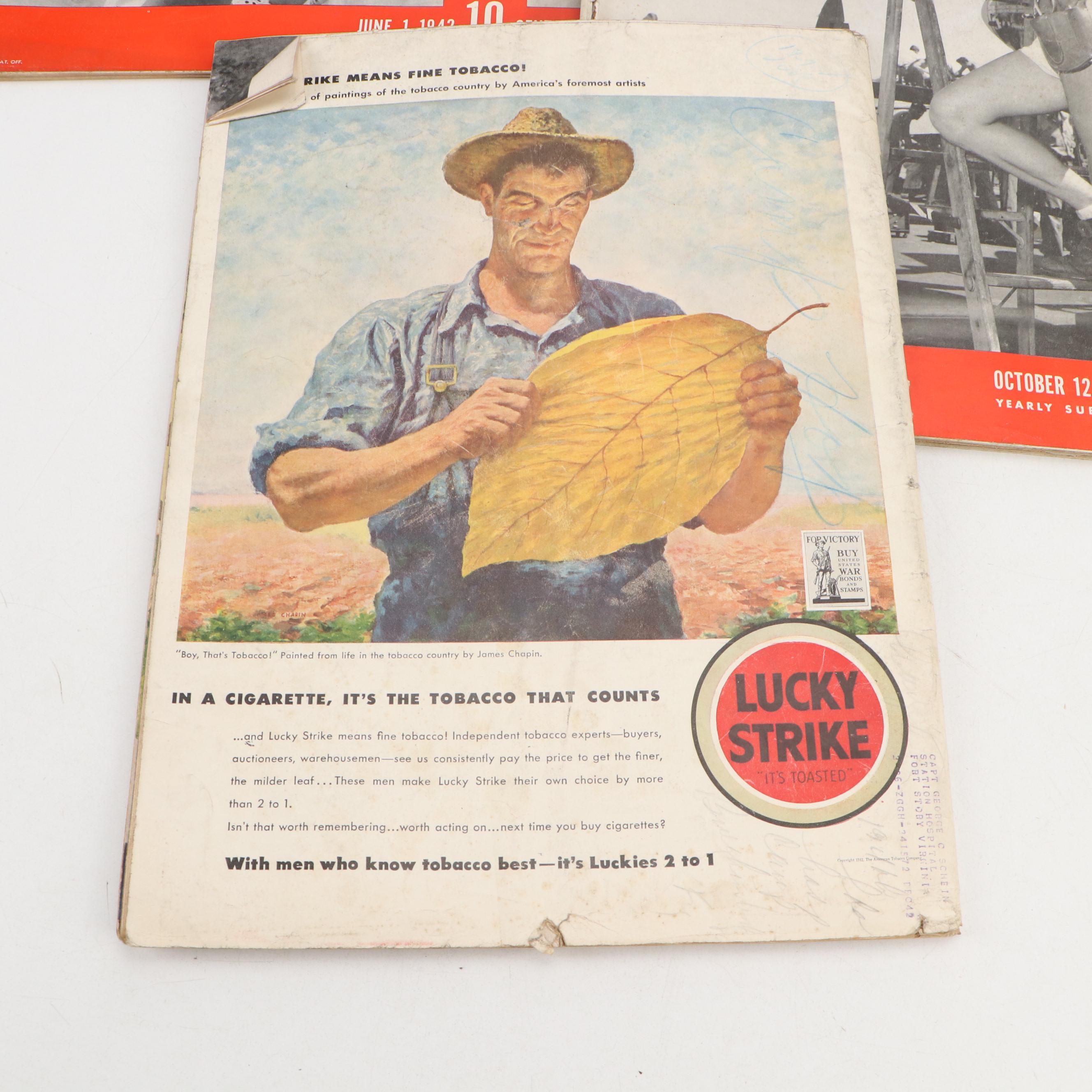 "LIFE" Magazine Collection Featuring Franklin D. Roosevelt and More