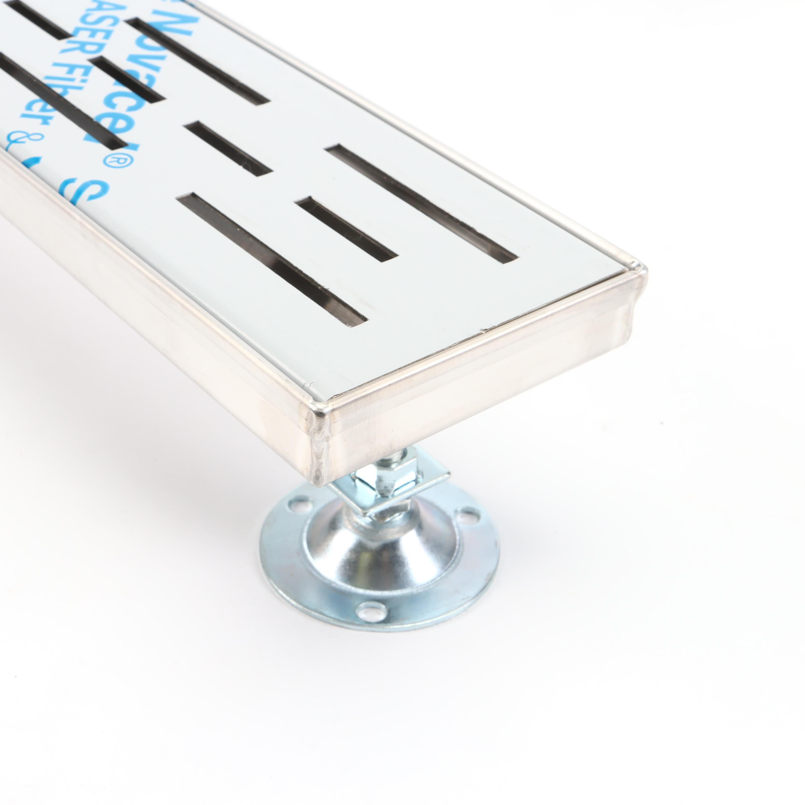 24" Linear Stainless Shower Drains Pair