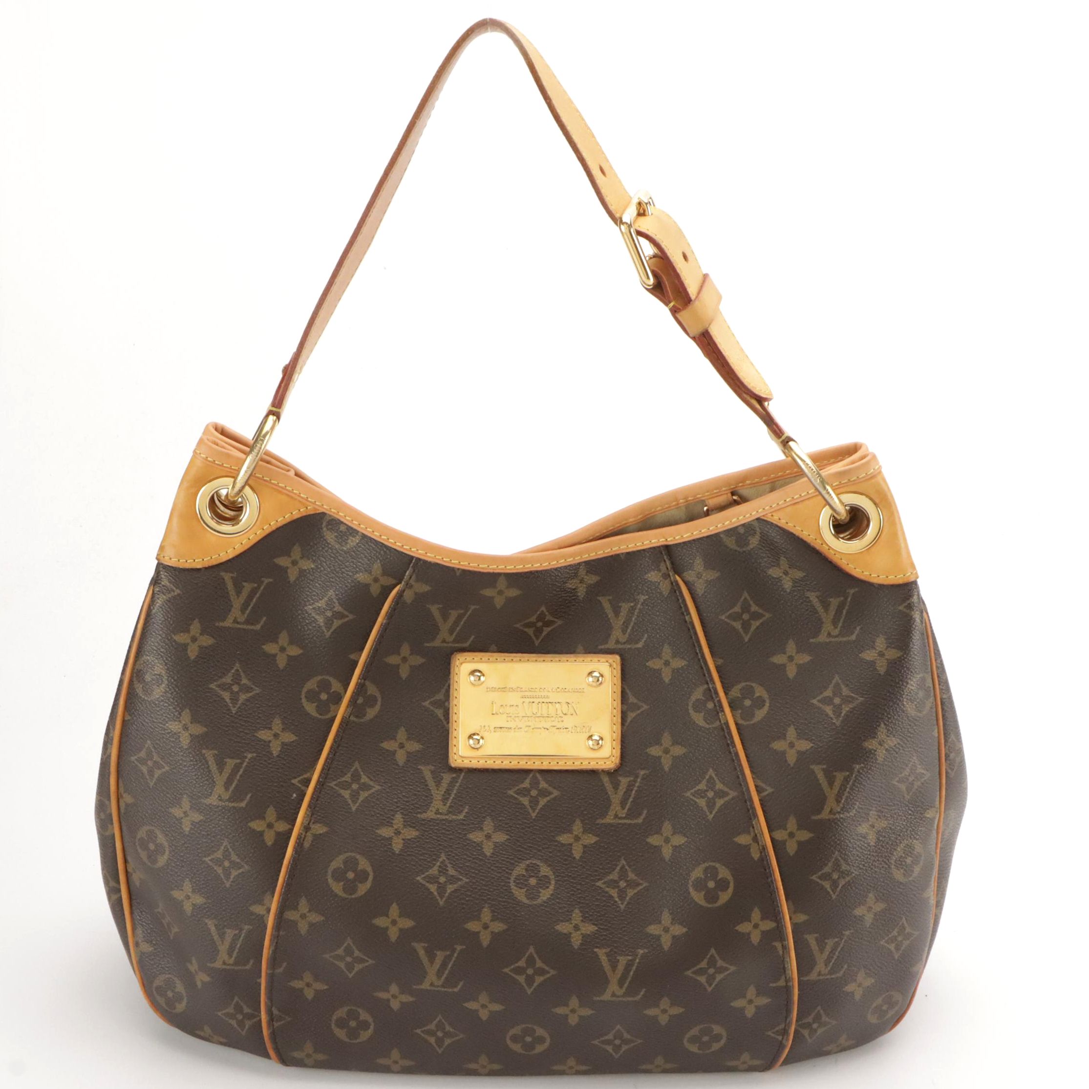 Louis Vuitton Galliera GM Shoulder Bag in Monogram Canvas and Leather