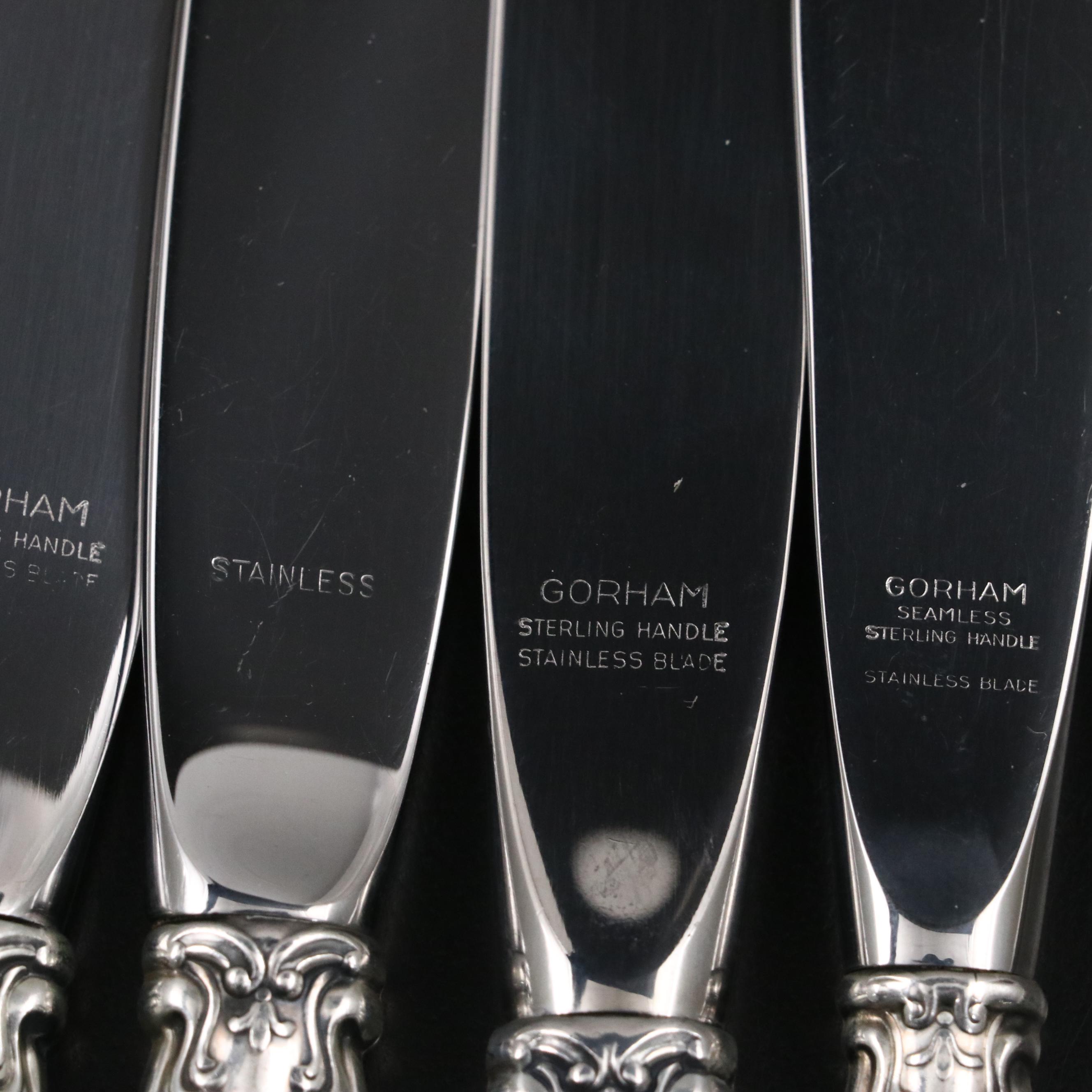 Gorham "Chantilly" Sterling Silver Flatware and Serving Utensils