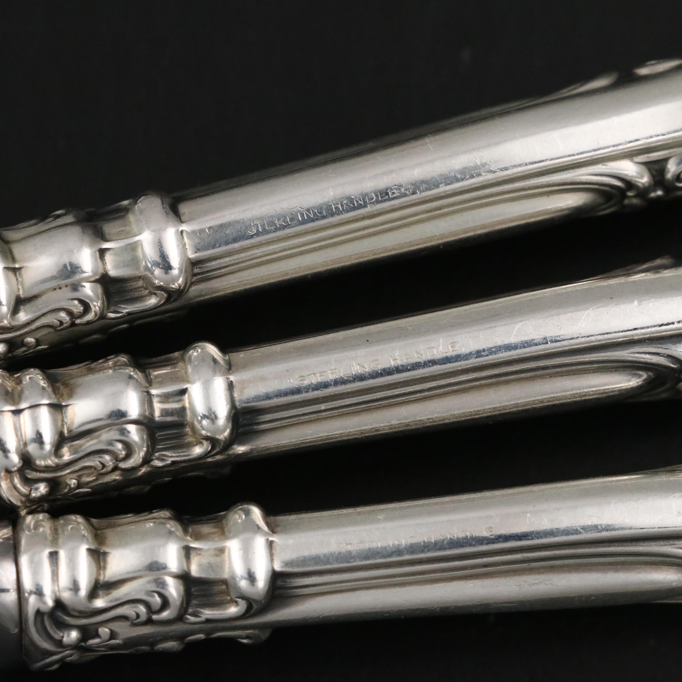 Gorham "Chantilly" Sterling Silver Flatware and Serving Utensils