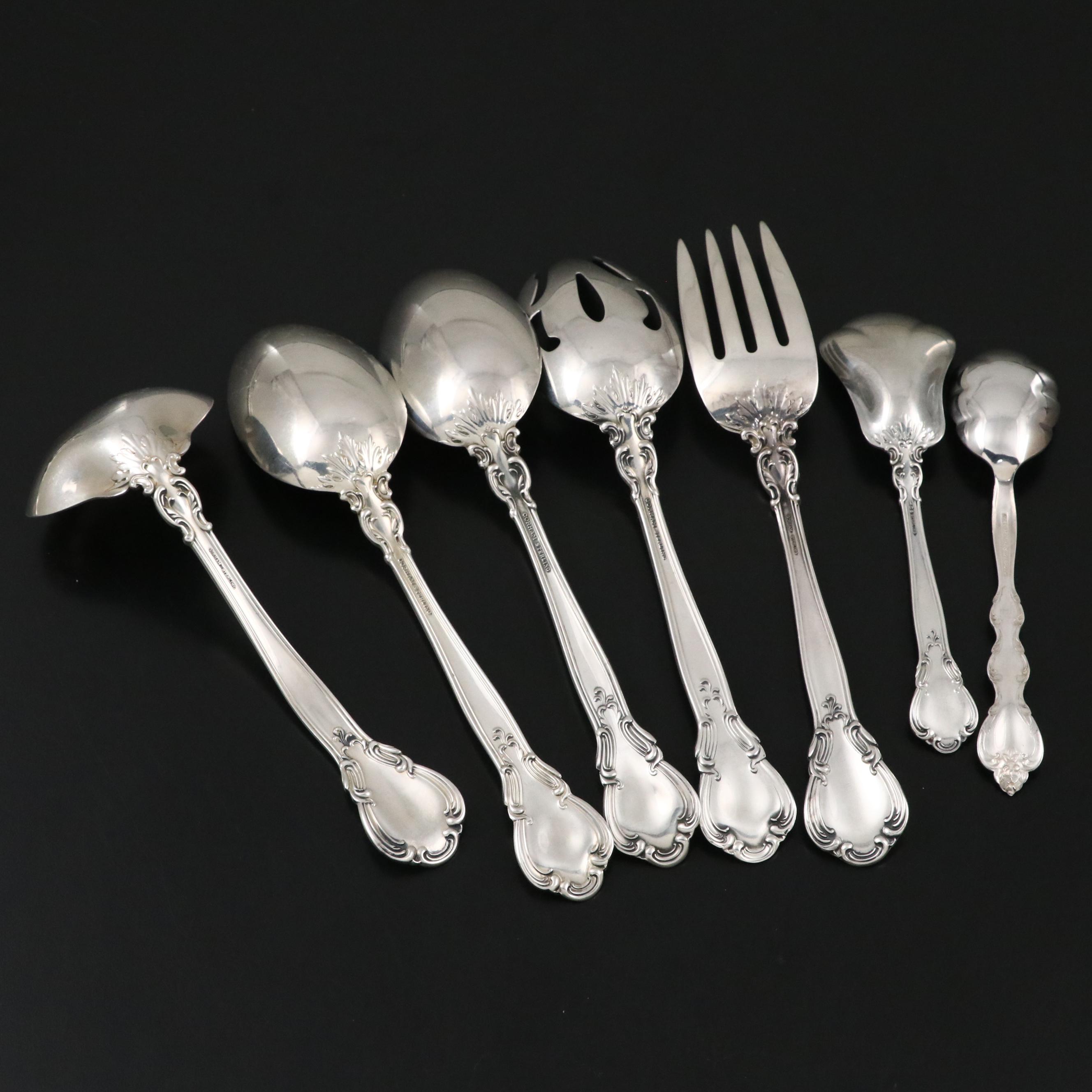 Gorham "Chantilly" Sterling Silver Flatware and Serving Utensils