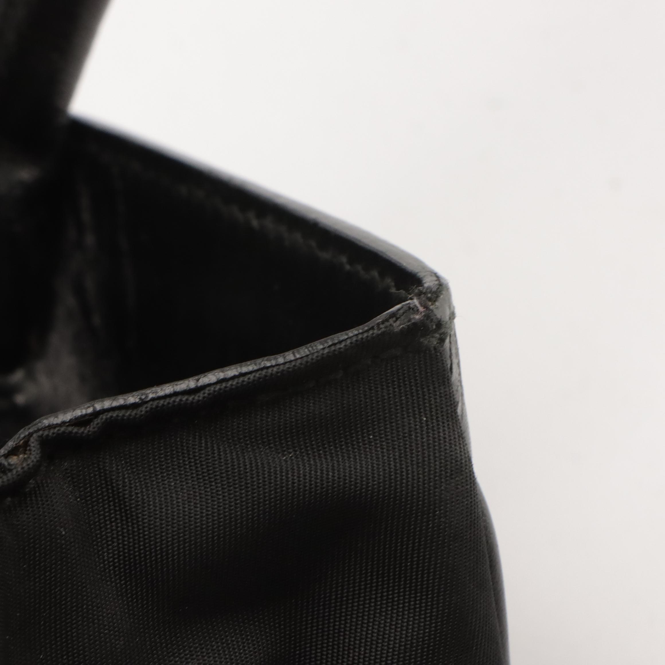 Prada Shoulder Tote in Nylon with Leather Trim