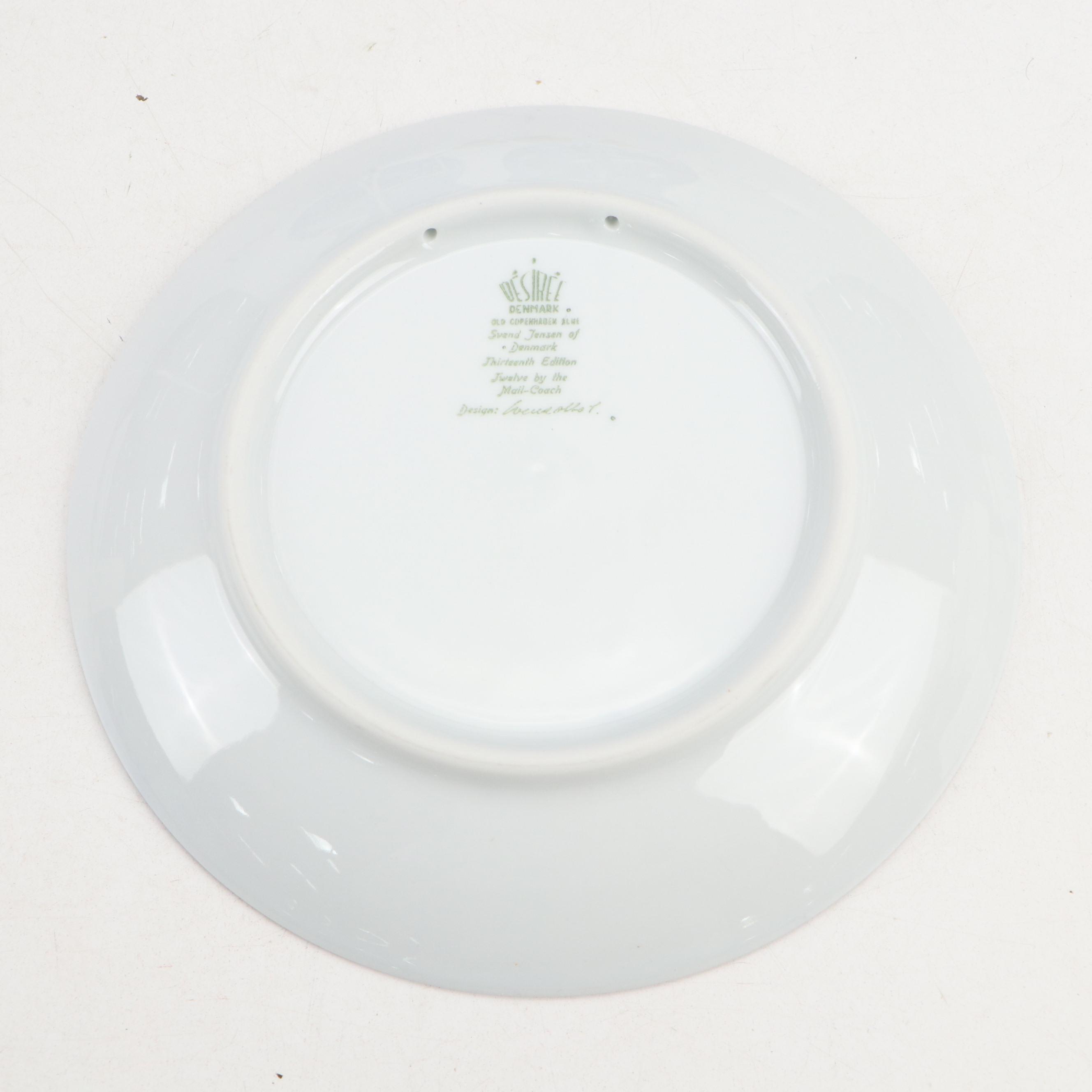 Royal Copenhagen with Other Annual Christmas Collectors Plates and Spoons