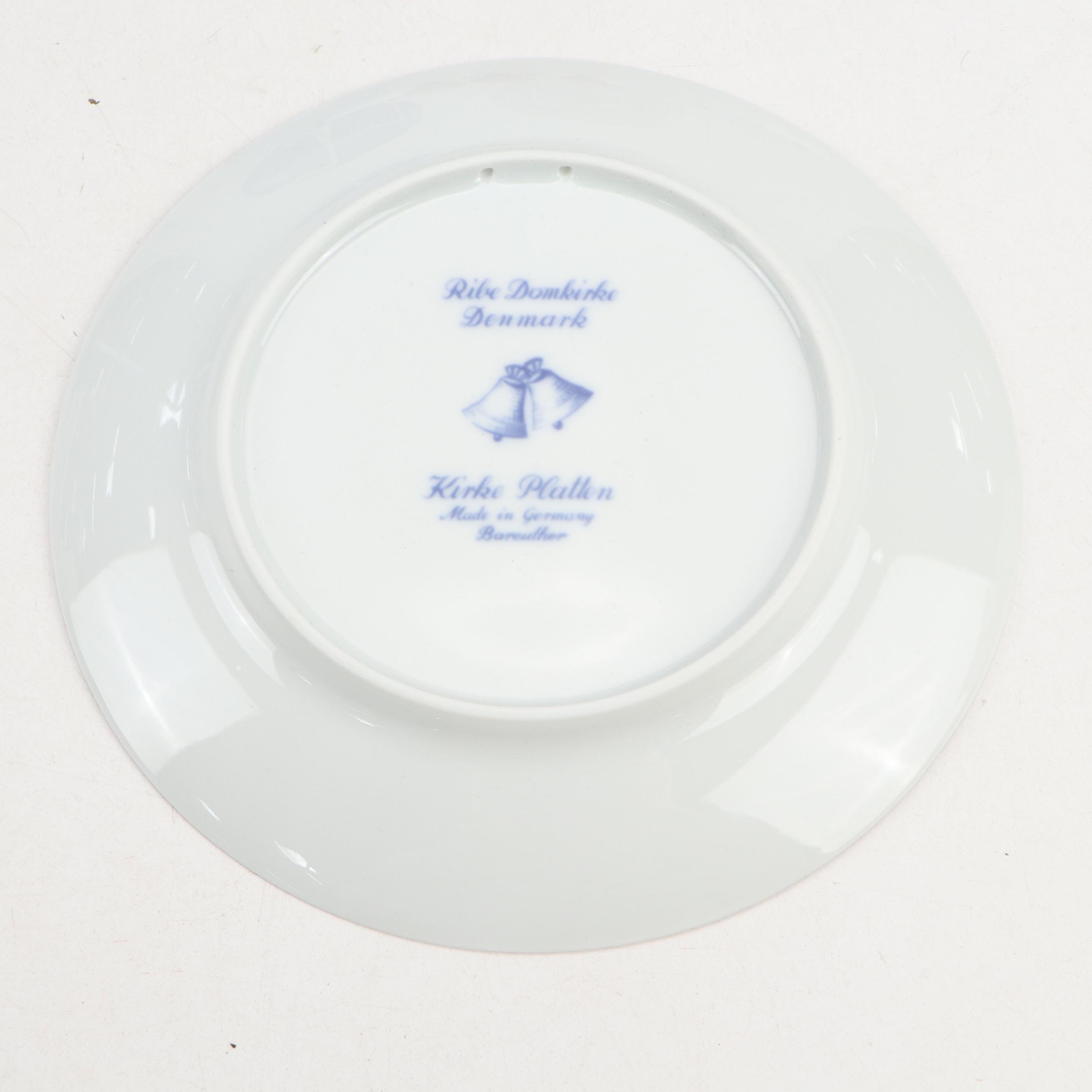 Royal Copenhagen with Other Annual Christmas Collectors Plates and Spoons