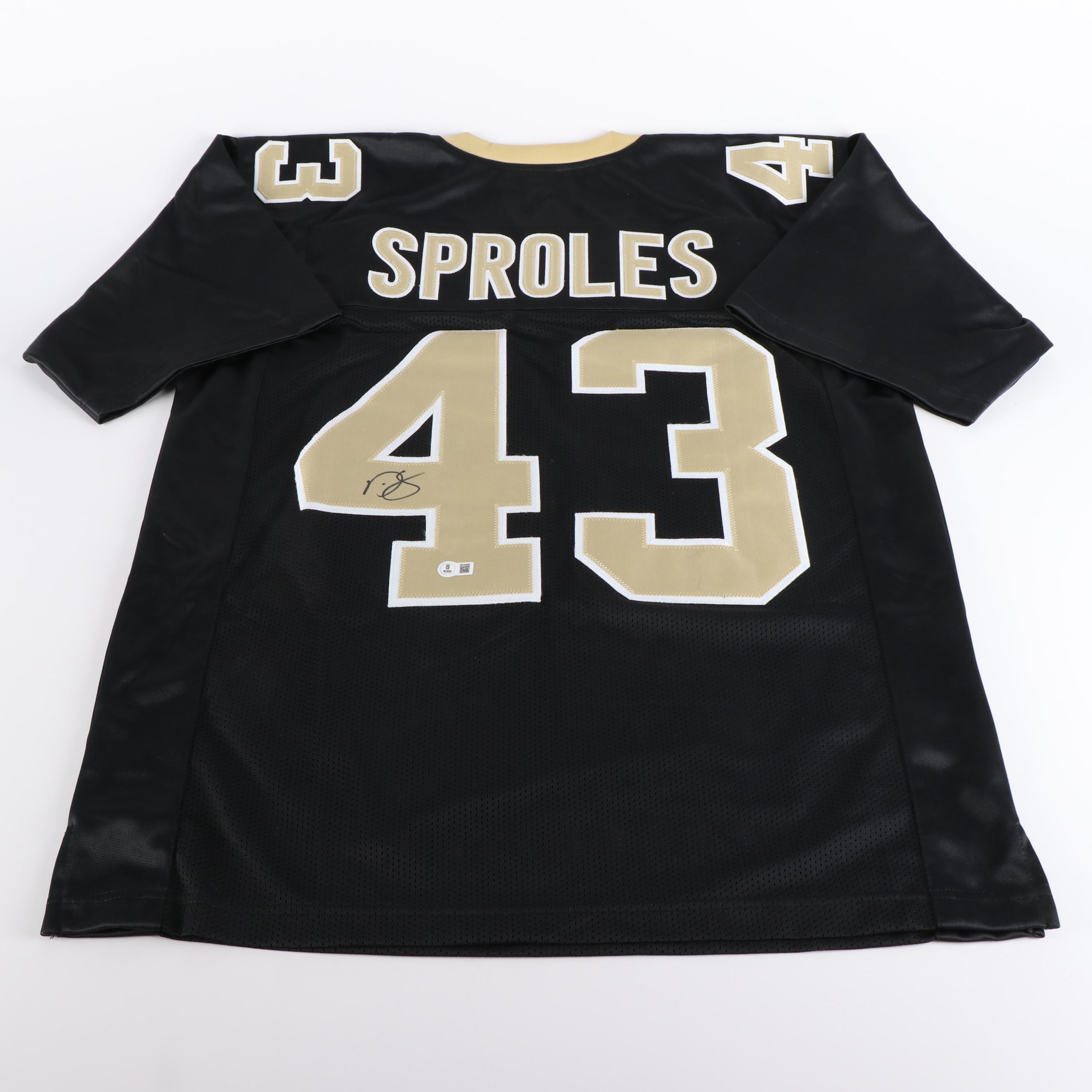 Darren Sproles Signed New Orleans Saints Football Jersey, Beckett