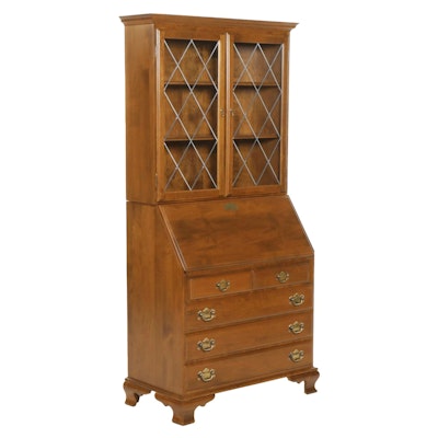 Ethan Allen Federal Style Maple Secretary Desk Ethan Allen Federal Style Maple Secretary Desk