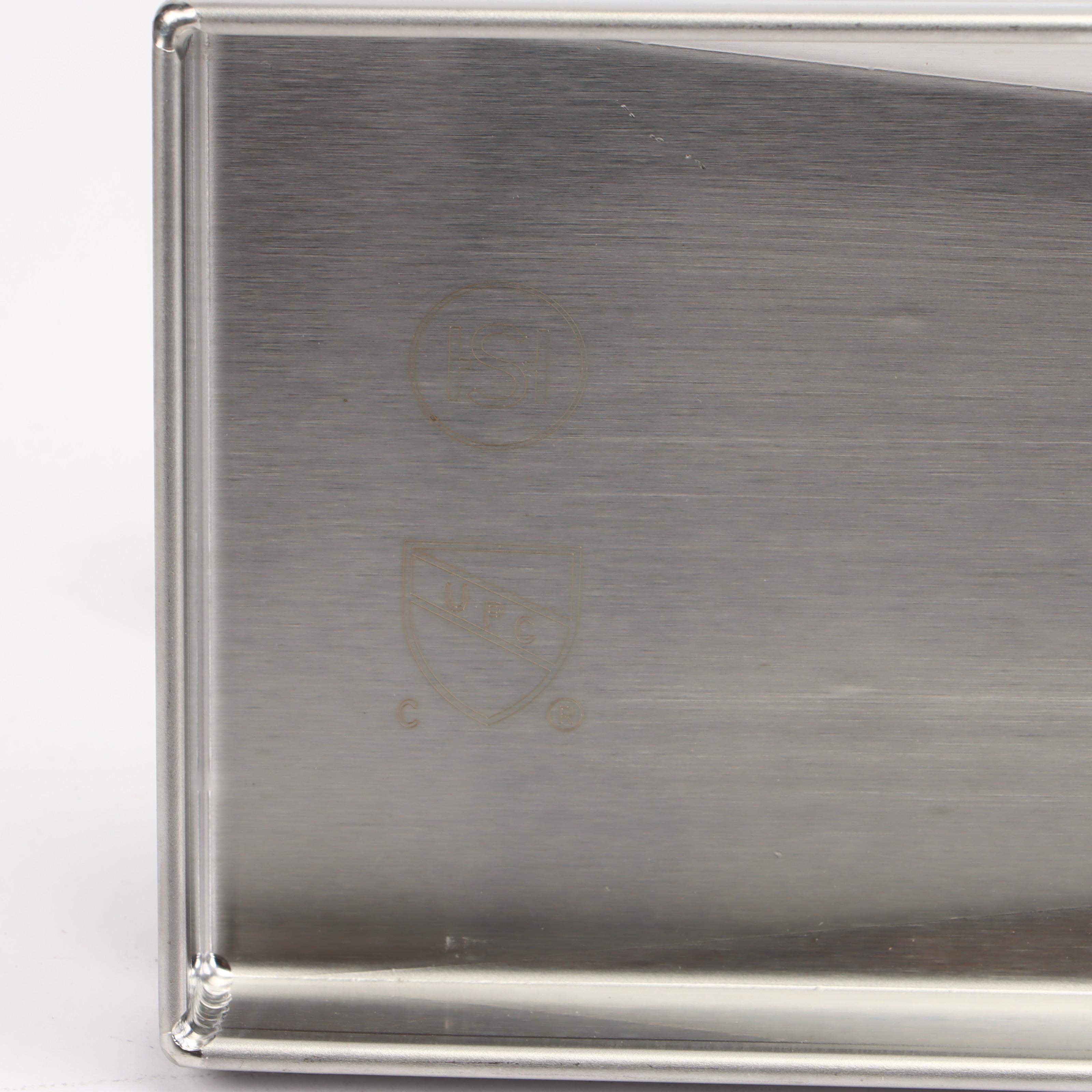 32" and 36" Linear Tile-In Shower Drains in Brushed Stainless Steel