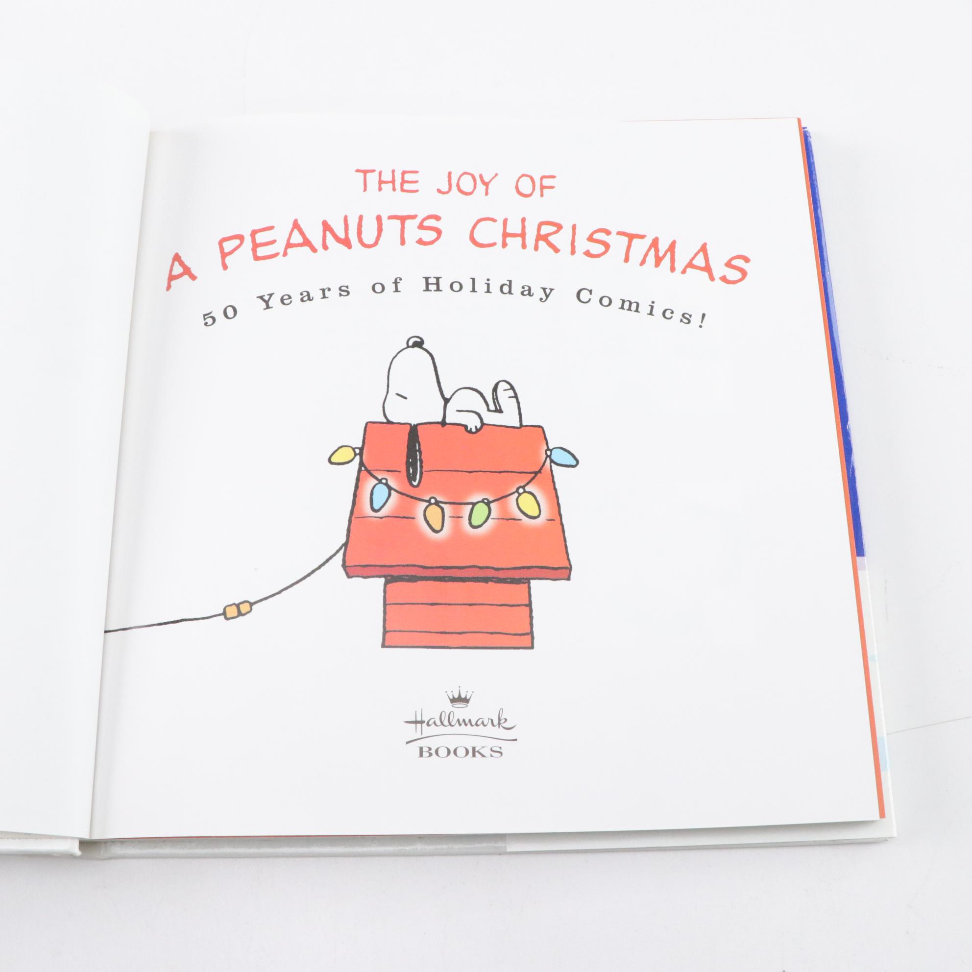 "The Joy of A Peanuts Christmas" Book with Snoopy Ornaments Collection