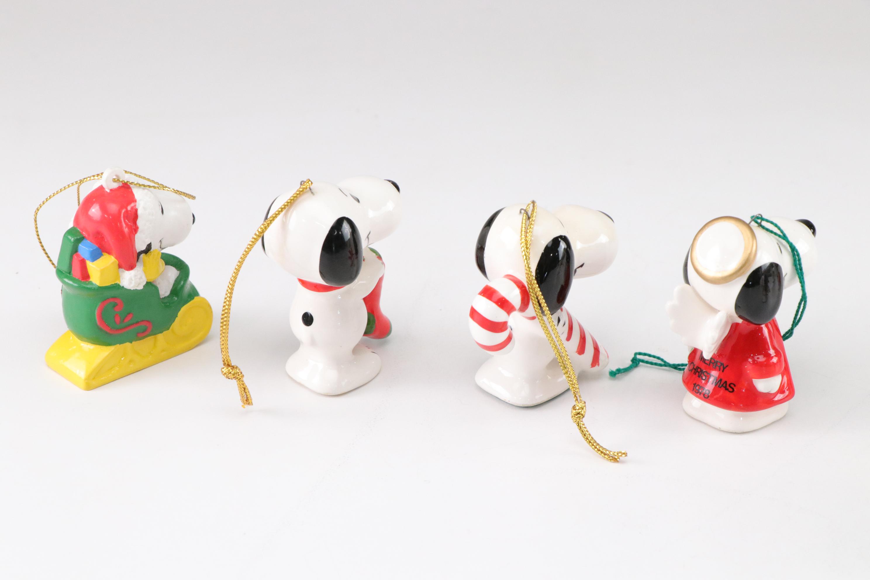 "The Joy of A Peanuts Christmas" Book with Snoopy Ornaments Collection