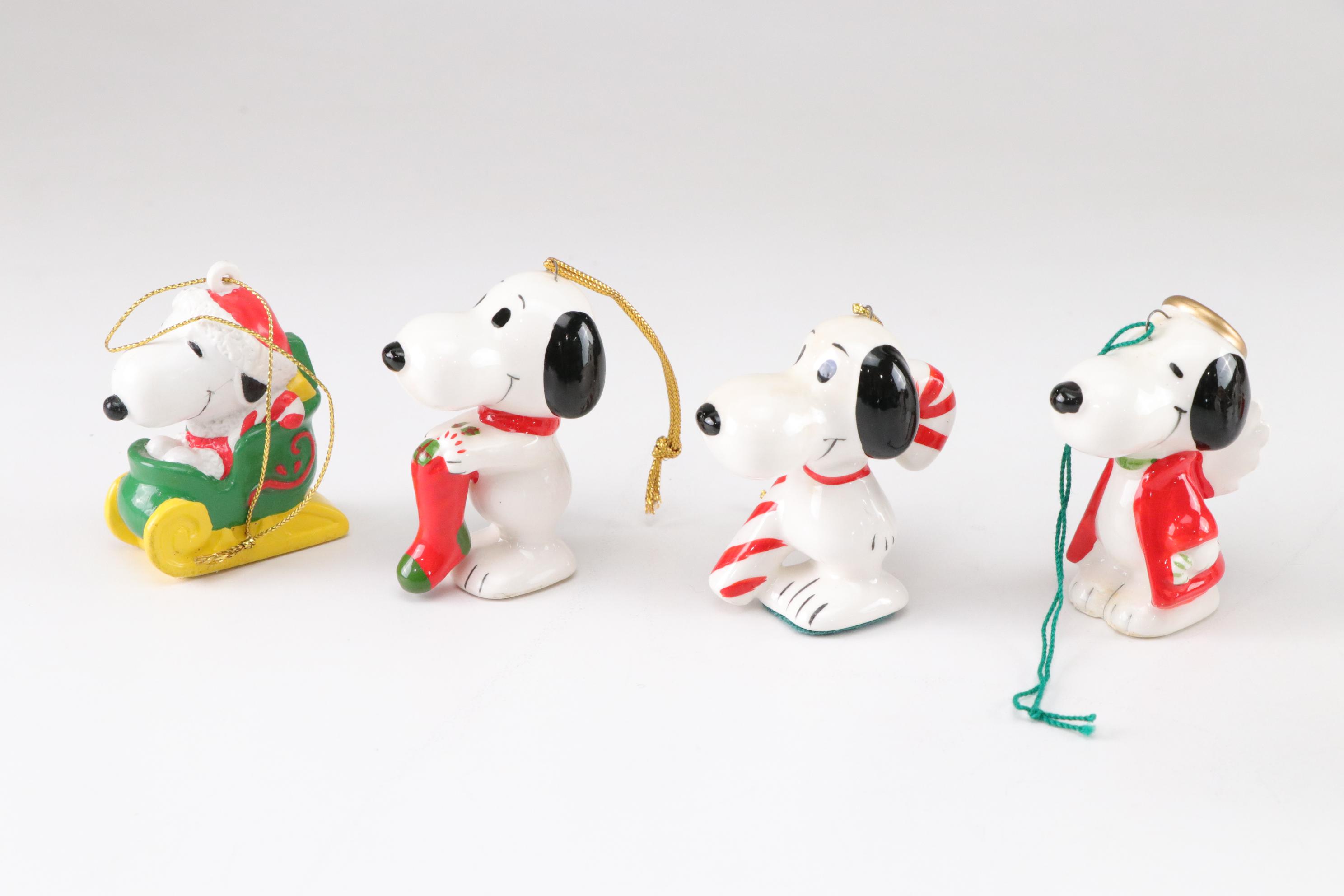 "The Joy of A Peanuts Christmas" Book with Snoopy Ornaments Collection
