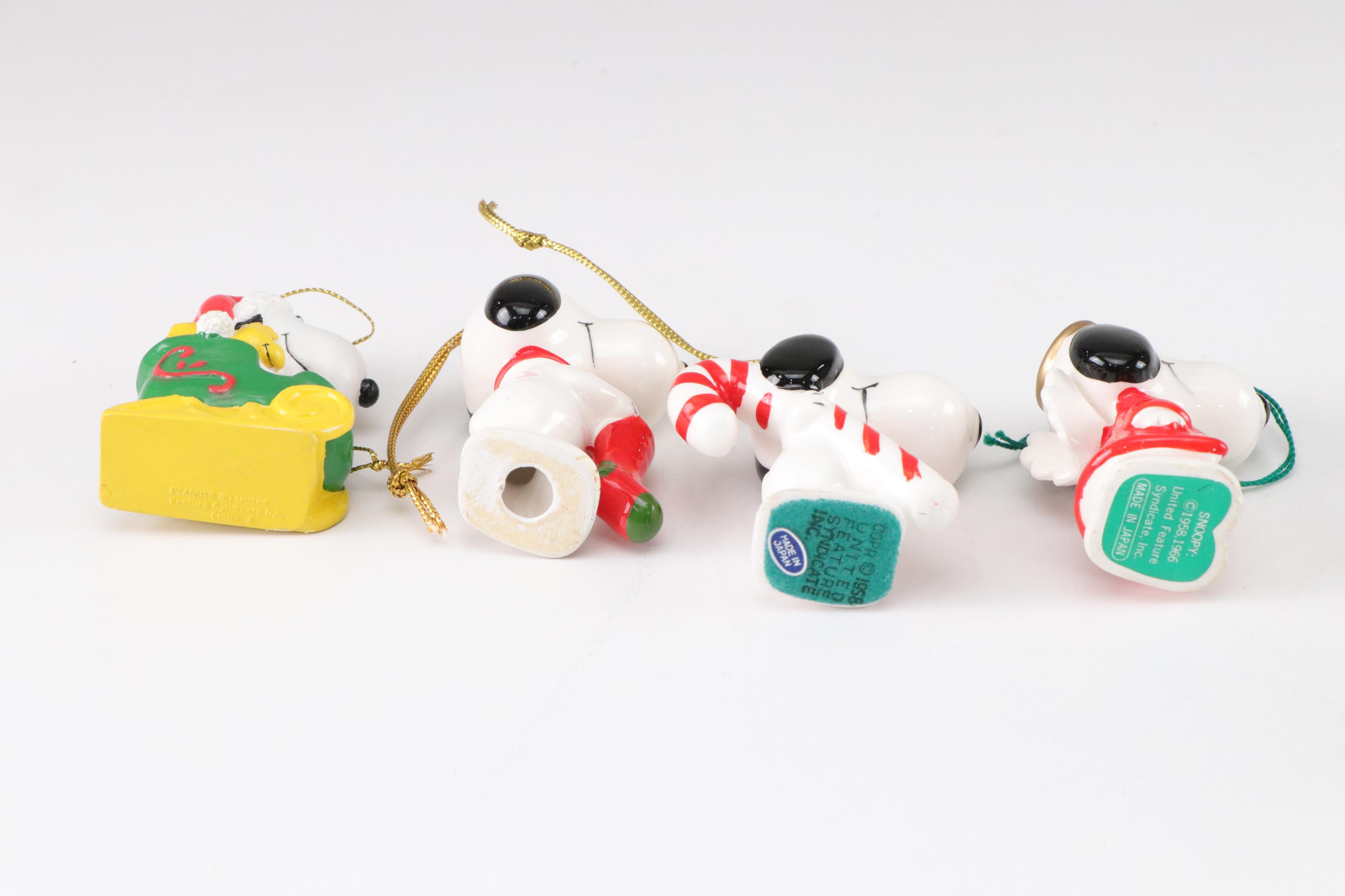 "The Joy of A Peanuts Christmas" Book with Snoopy Ornaments Collection