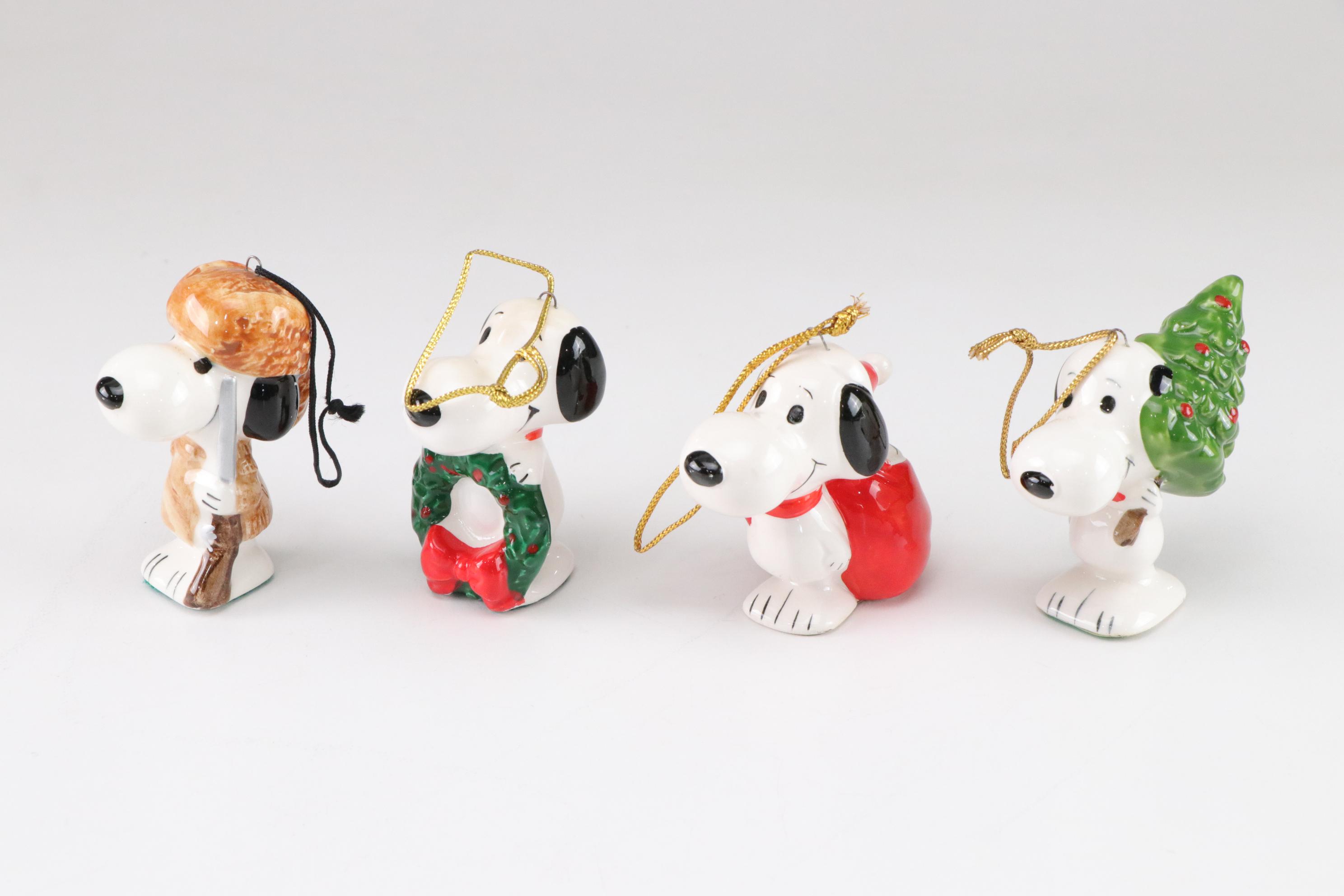 "The Joy of A Peanuts Christmas" Book with Snoopy Ornaments Collection