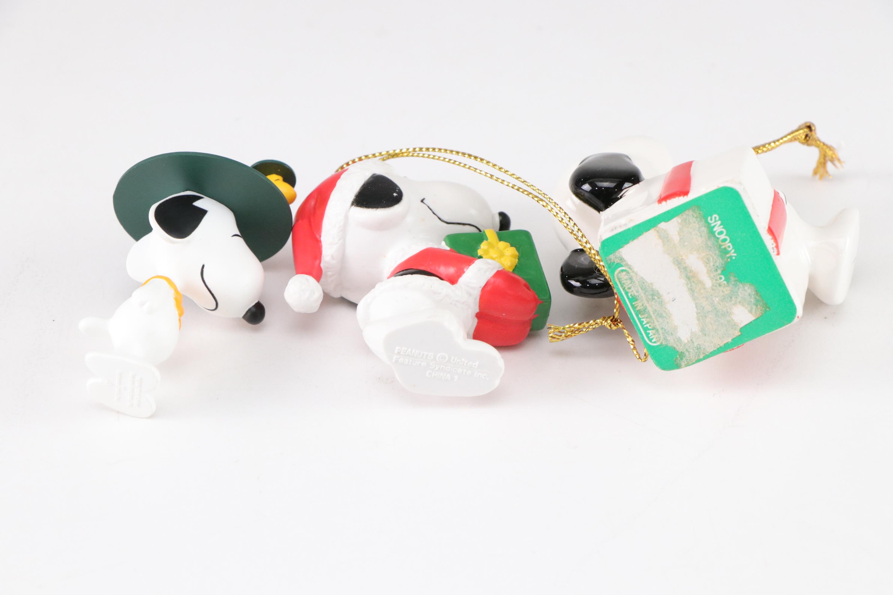 "The Joy of A Peanuts Christmas" Book with Snoopy Ornaments Collection