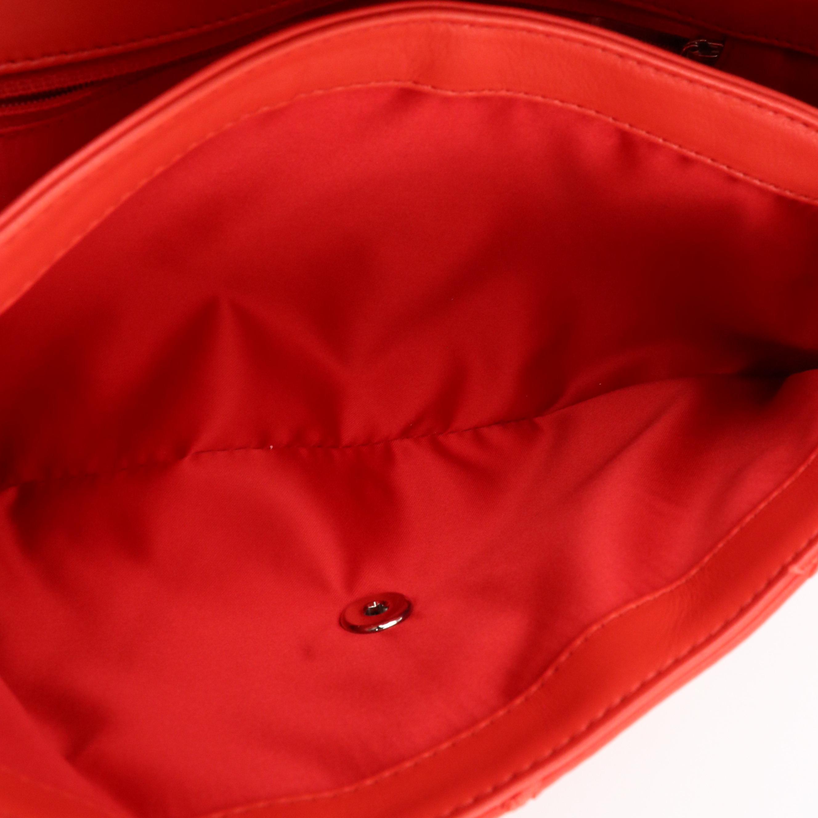 Chanel Large Front Flap Shoulder Bag in Ultimate Stitch Lambskin Leather