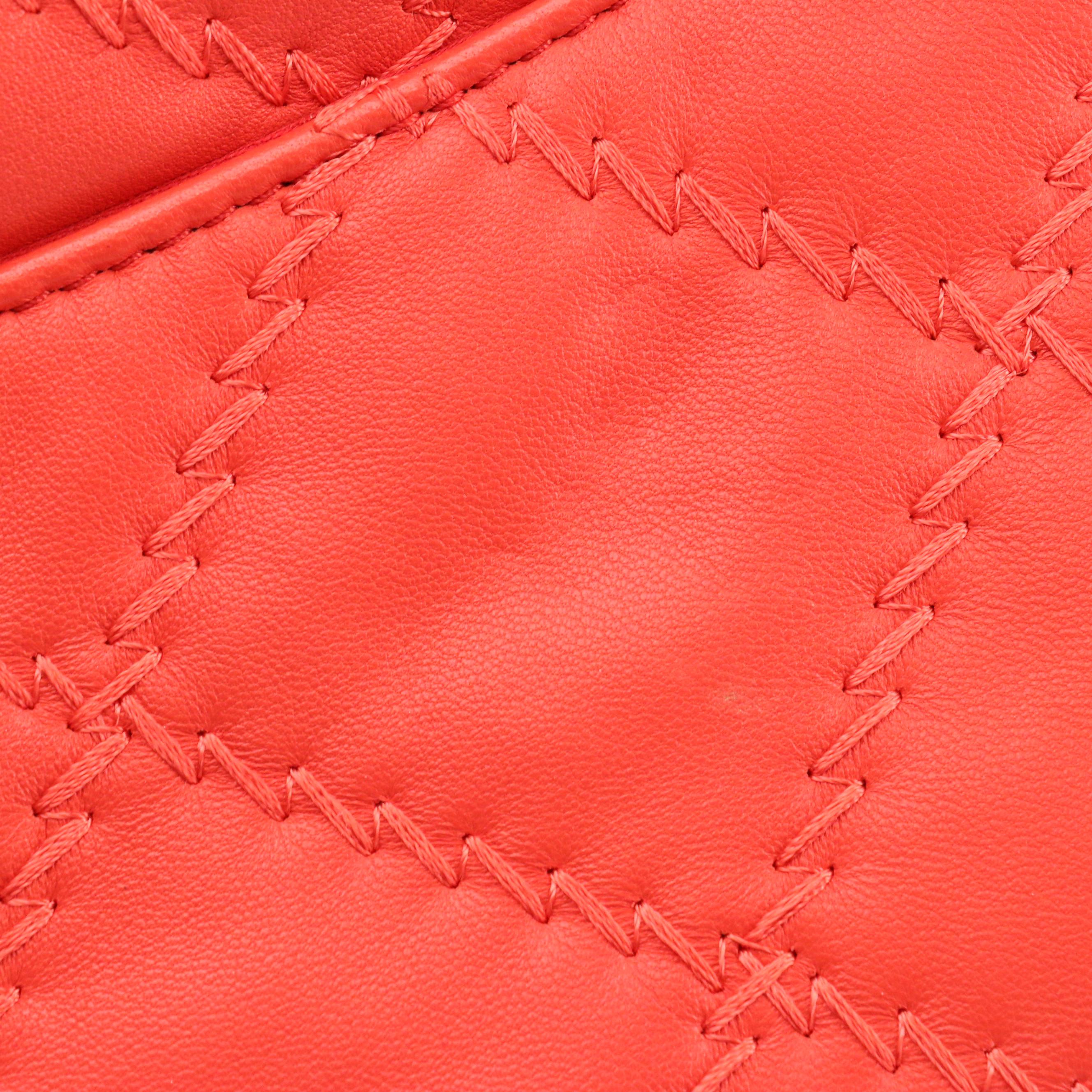 Chanel Large Front Flap Shoulder Bag in Ultimate Stitch Lambskin Leather