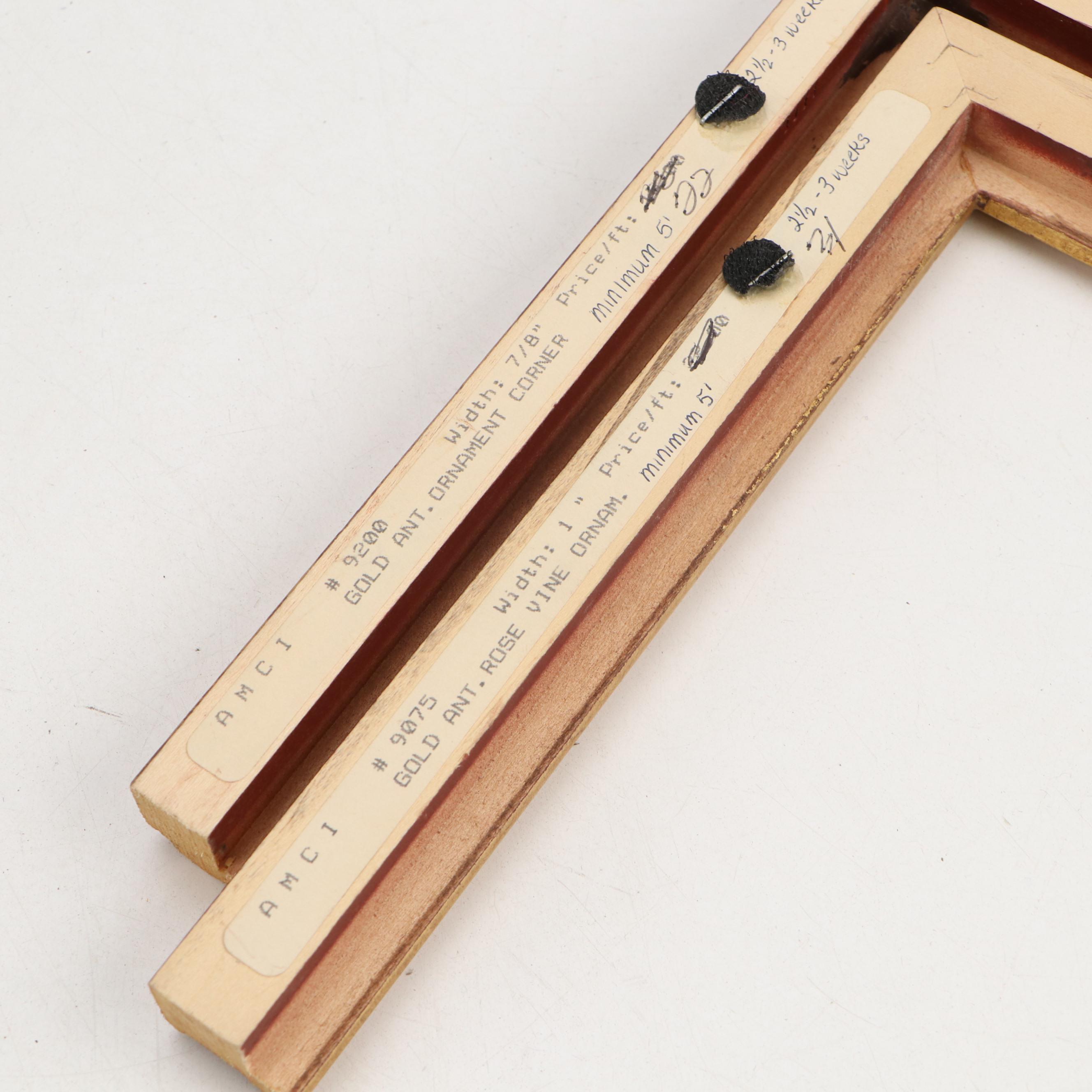 Abe Munn, Amci and Other Gilded Wood Frame Samples