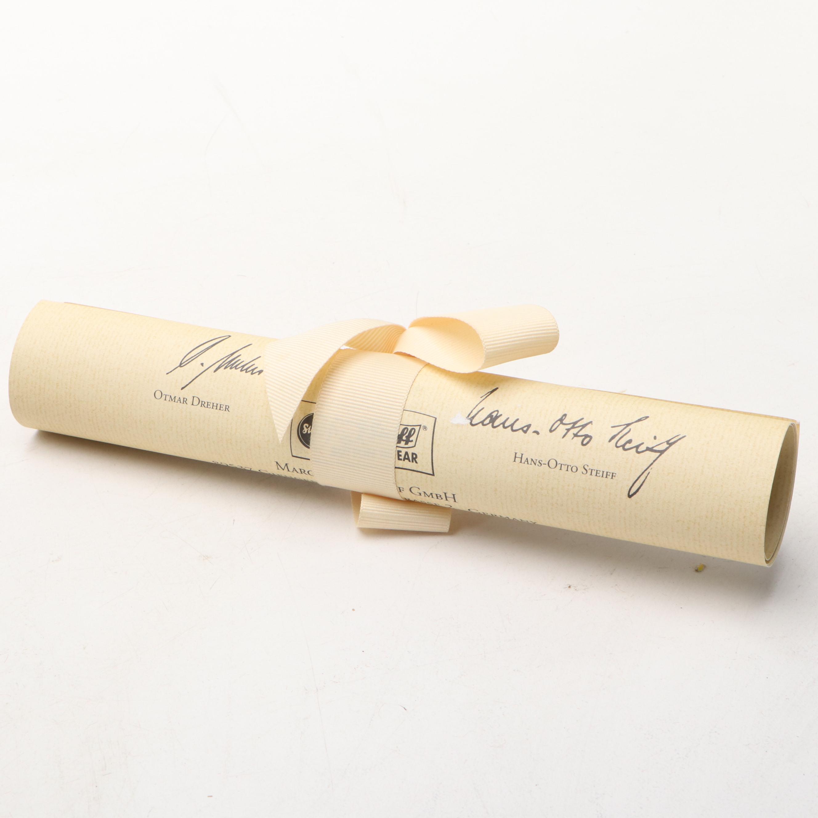 Steiff Special US-Edition "Louis" Mohair Teddy Bear, 1994