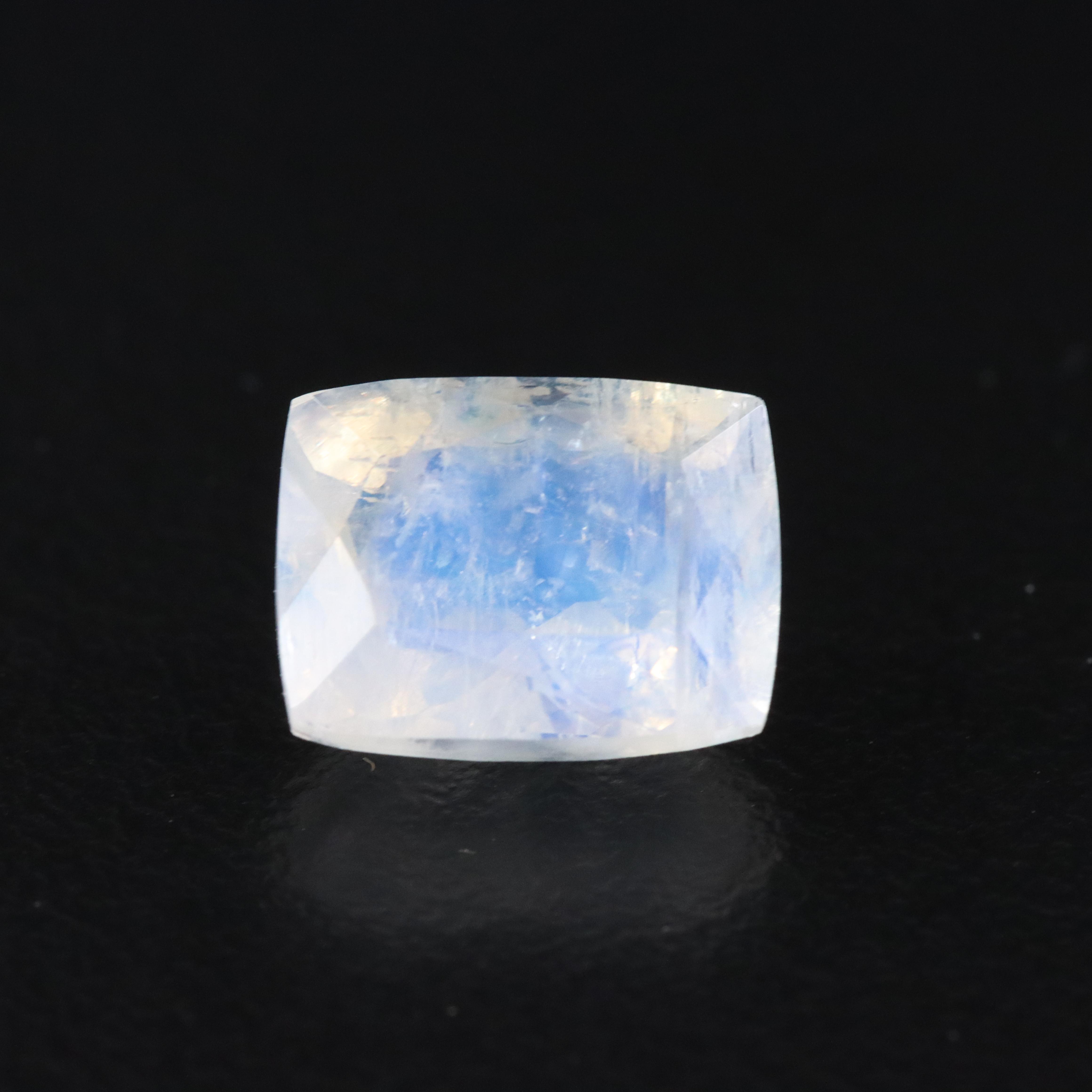 Loose 3.29 CT Rainbow Moonstone