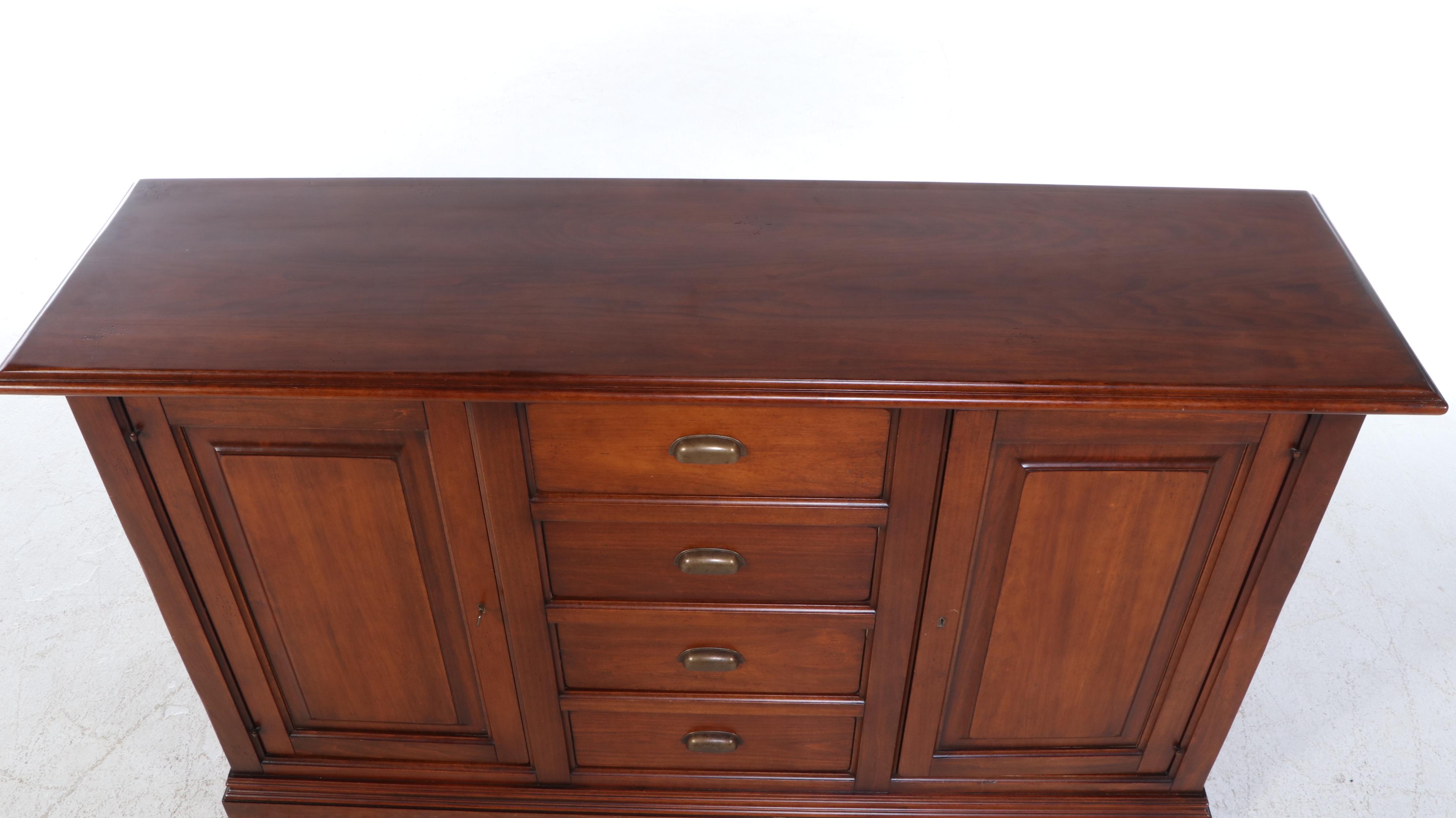 Arhaus Tuscany Contemporary Mahogany Buffet