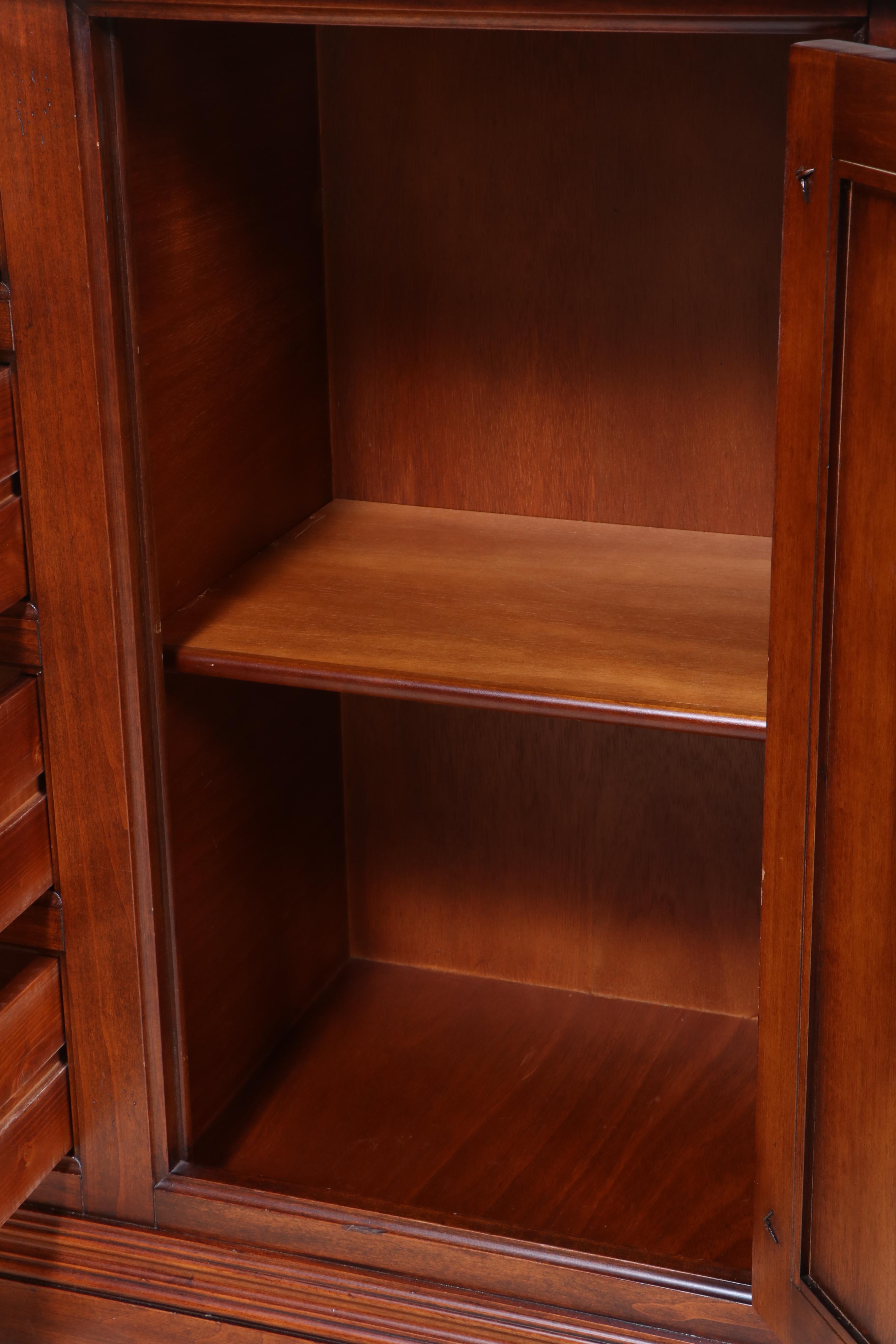 Arhaus Tuscany Contemporary Mahogany Buffet