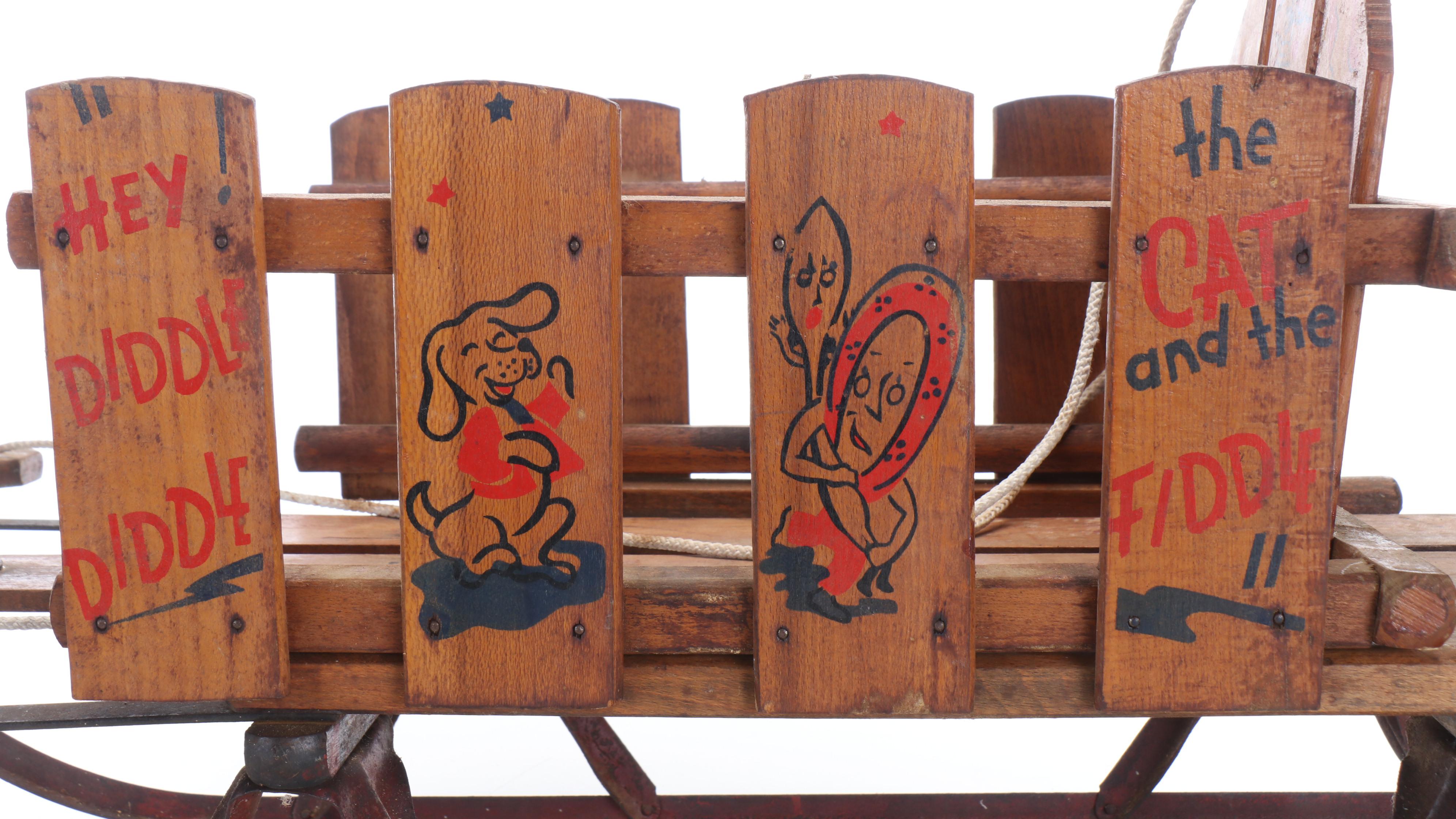 Flexible Flyer, Snow Bird and Champion F-60 Wood and Metal Runner Sleds