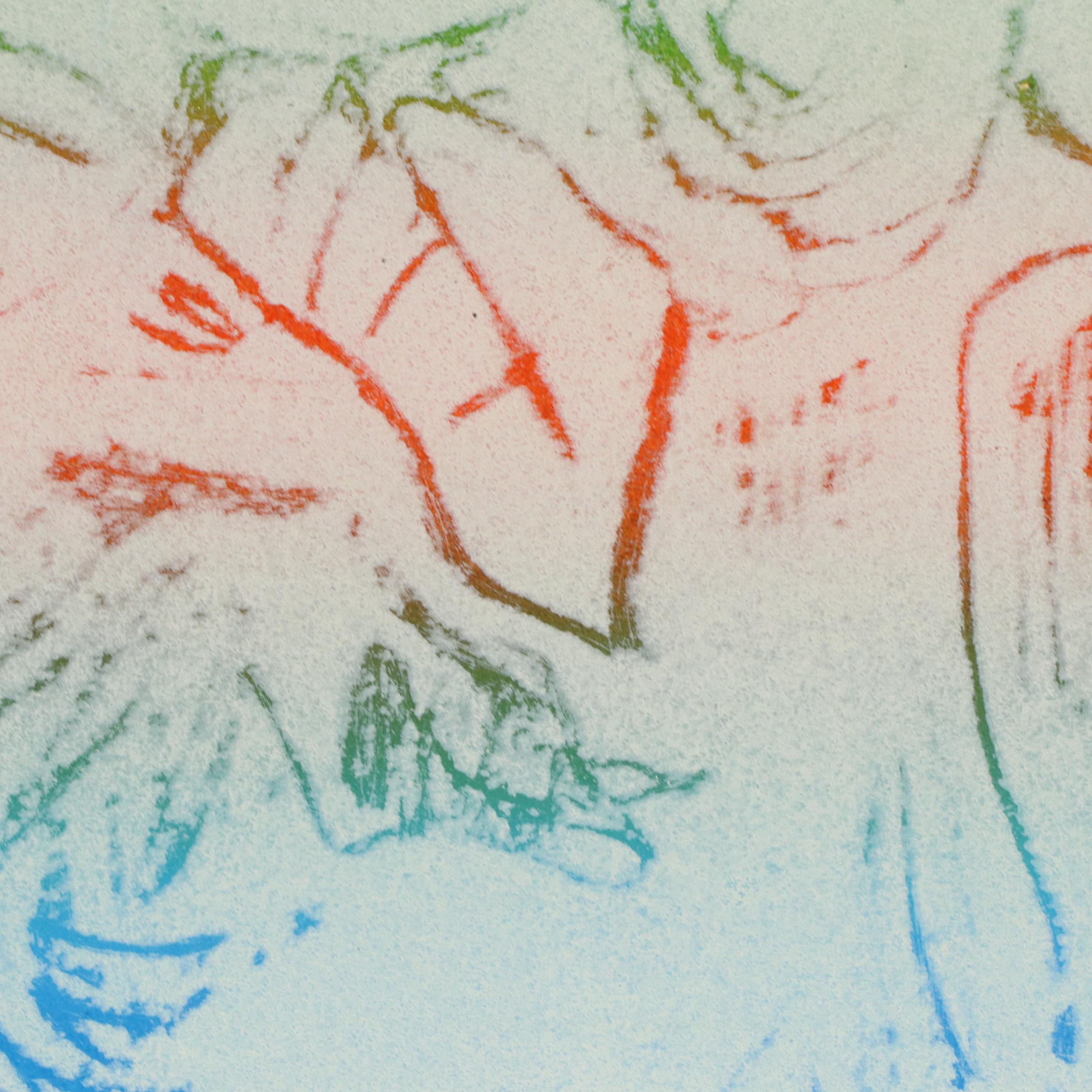 Jack Meanwell Abstract Monotype Print, 1980