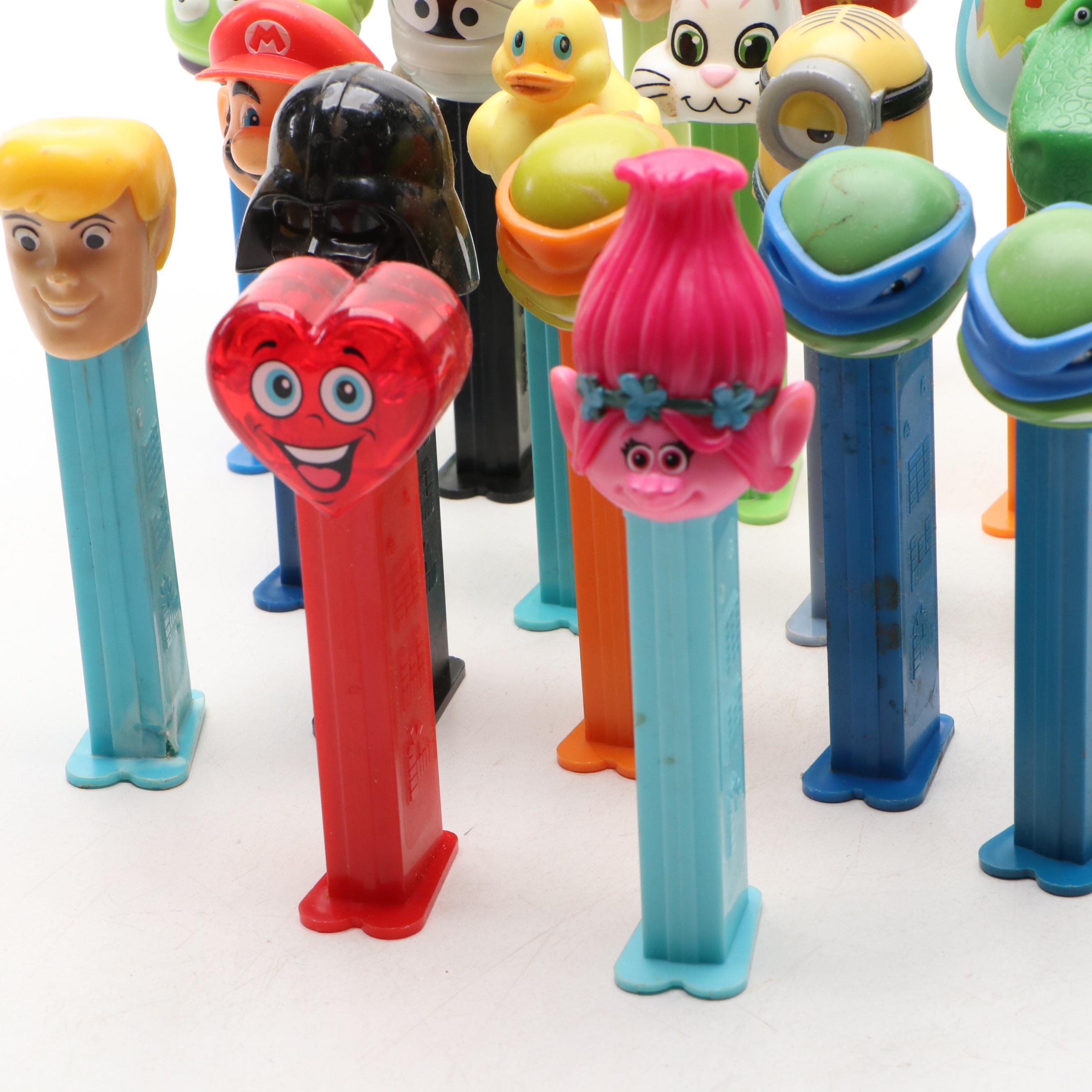 PEZ Candy Dispensers Including Teenage Mutant Ninja Turtles and More